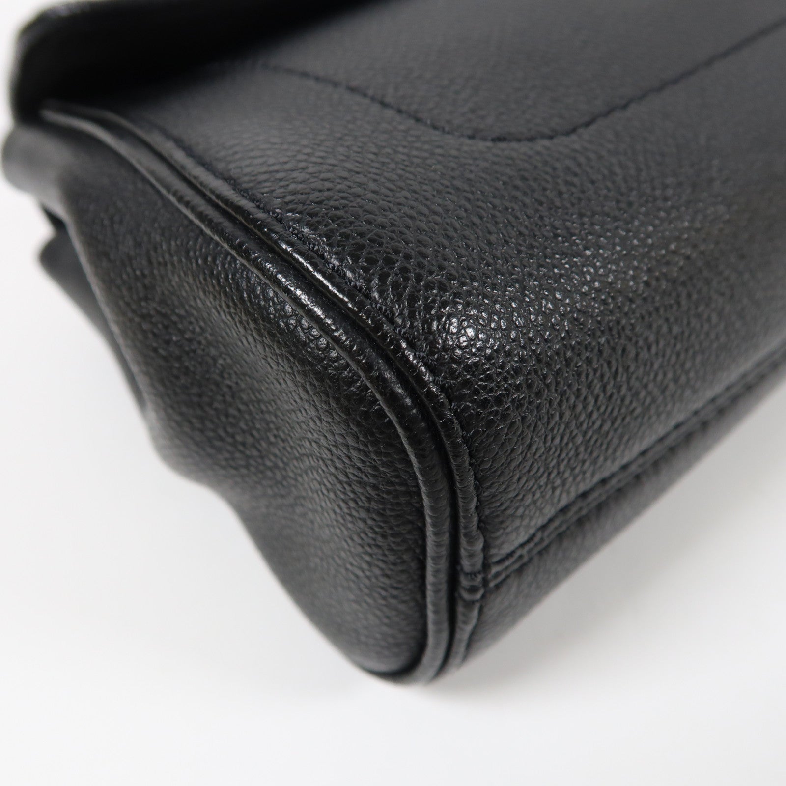 LOUIS VUITTON Monogram Empreinte Saint Germain PM金扣鏈帶肩背袋黑色
