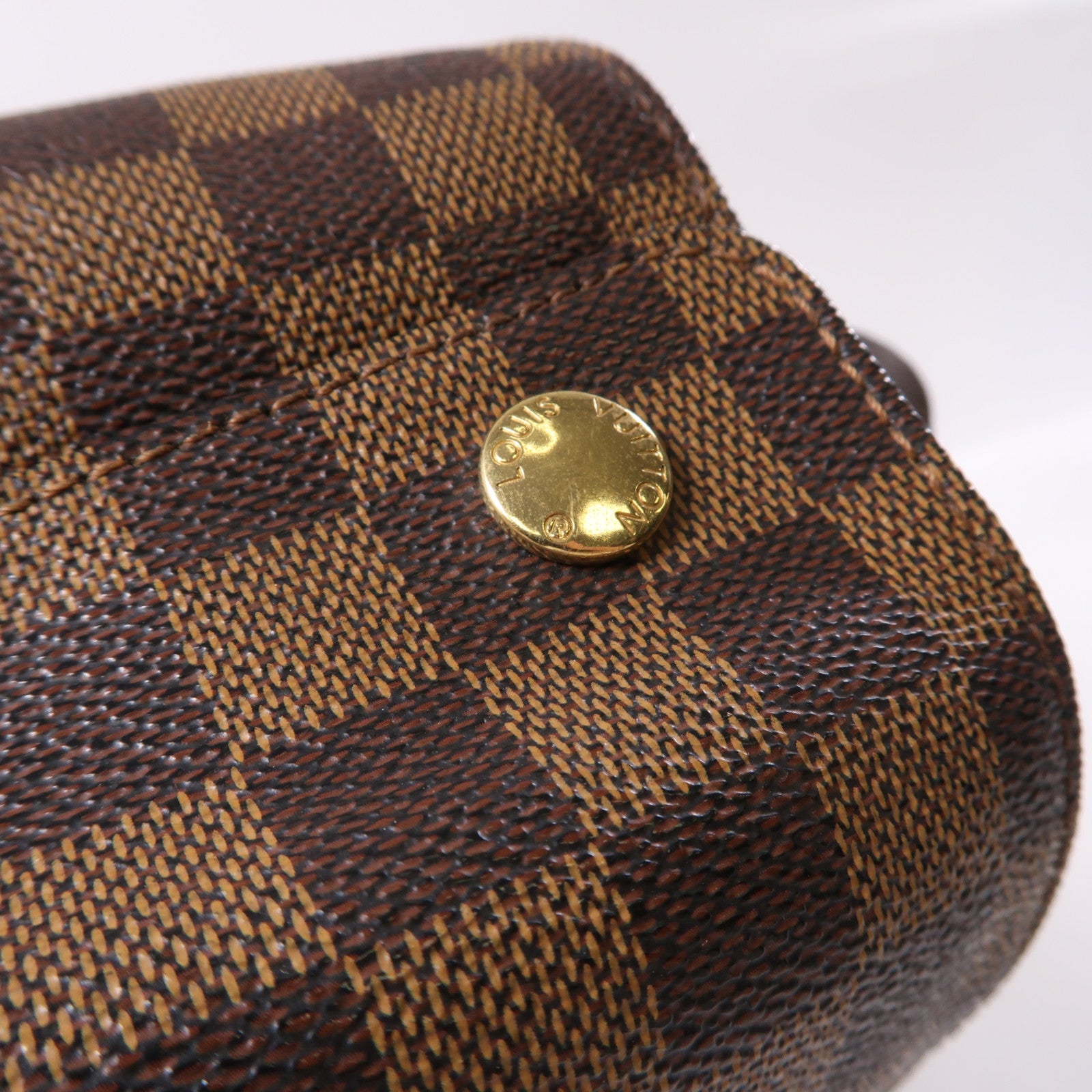 LOUIS VUITTON 【激減優惠】Damier Naviglio金扣肩背袋啡色