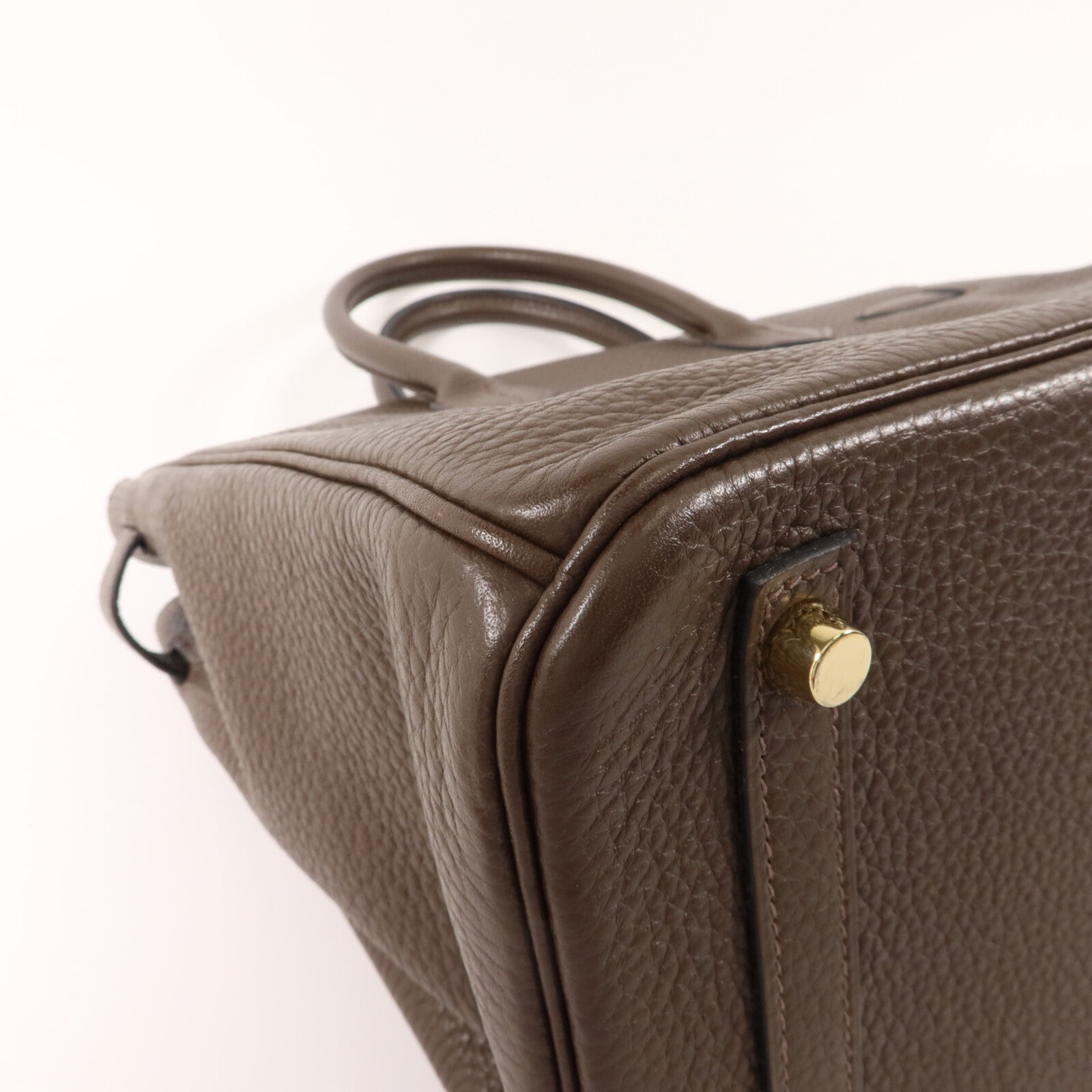 HERMES Togo皮革Birkin 30手挽袋Chocolat