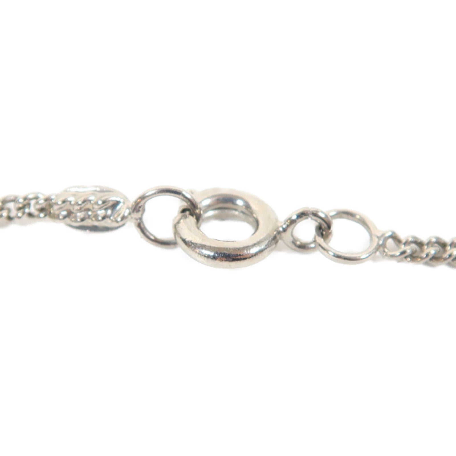CHANEL 金屬Necklace項鍊銀色/紫色