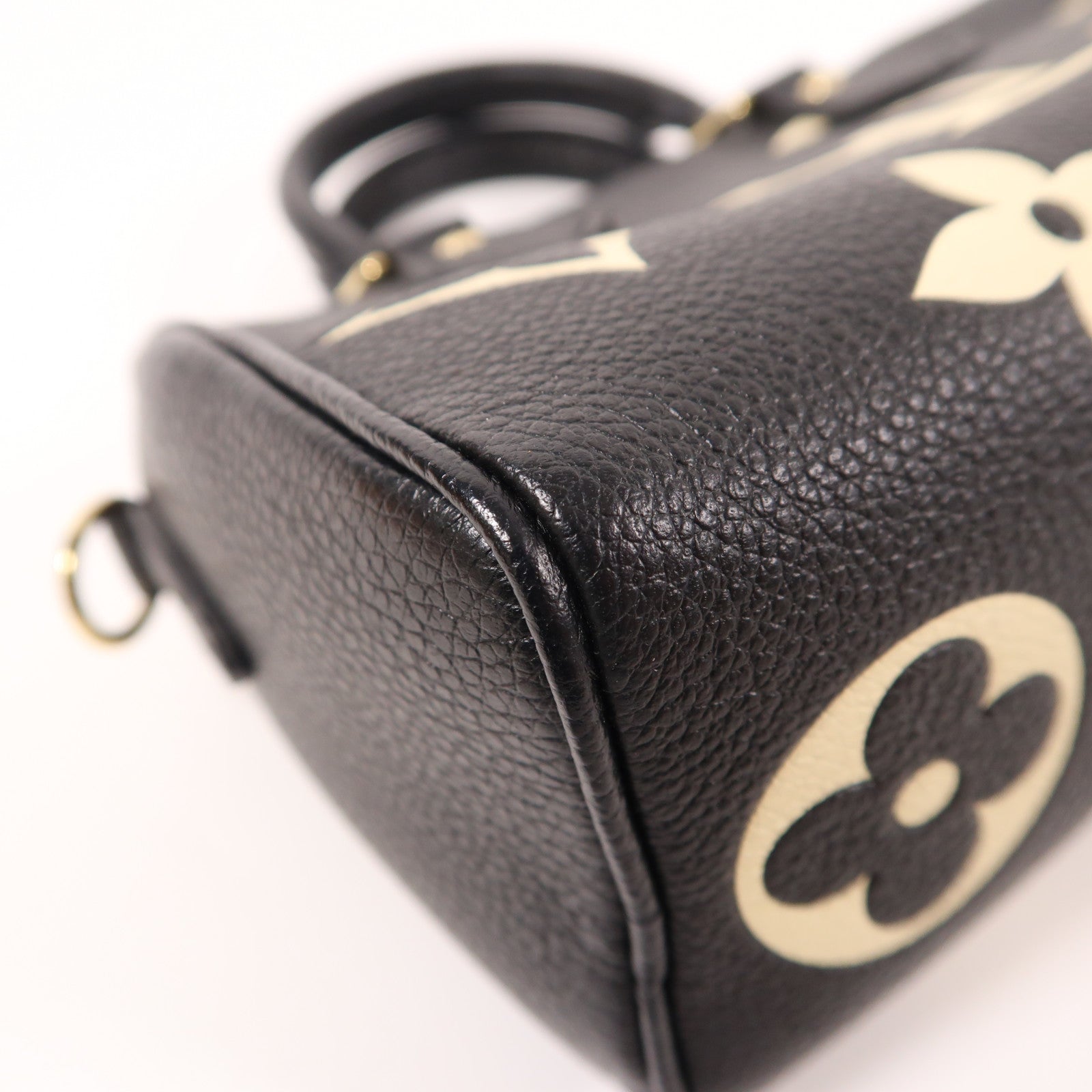 LOUIS VUITTON Monogram Empreinte Nano Speedy金扣手挽肩背兩用袋
