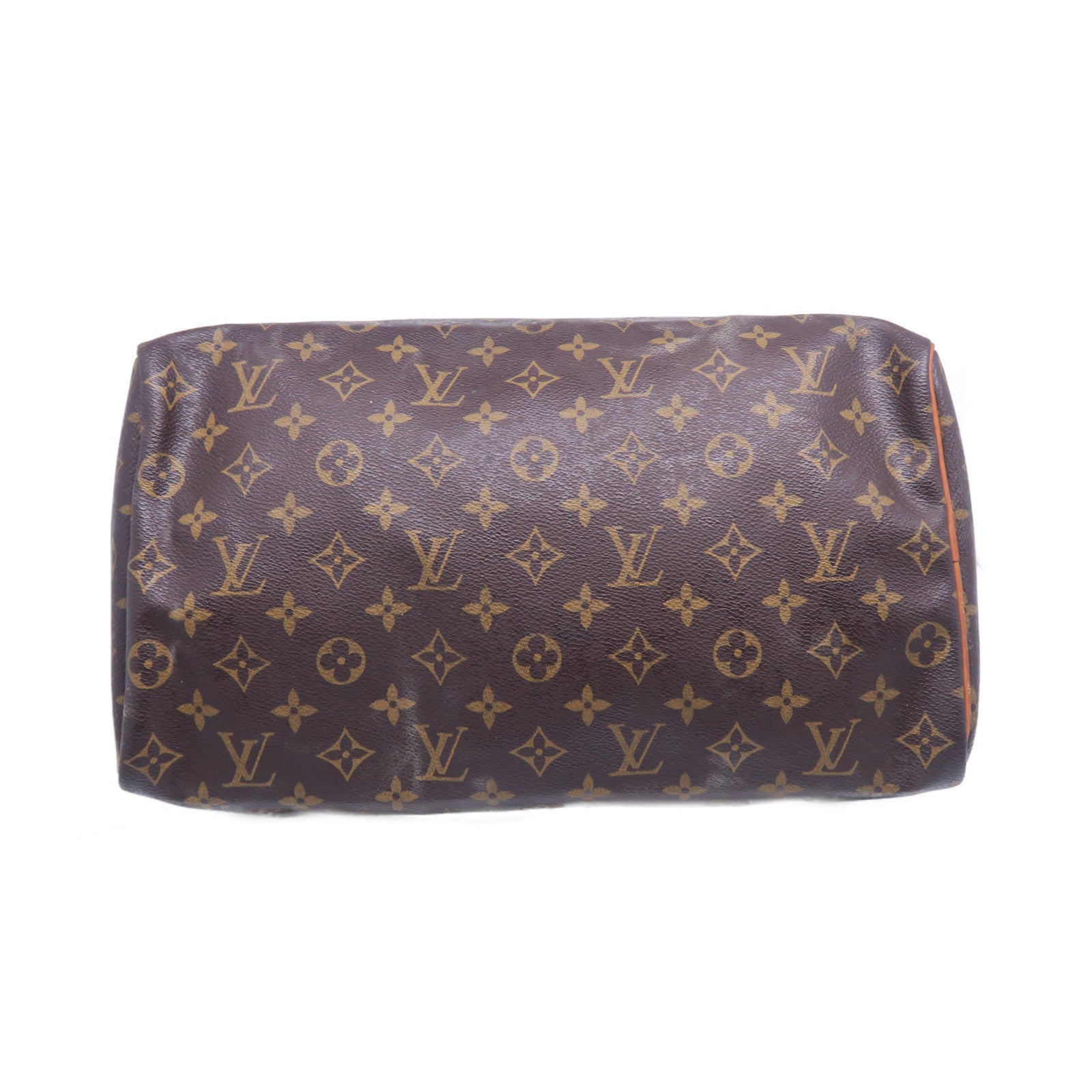 LOUIS VUITTON 【激減優惠】Monogram Speedy 35金扣手挽袋啡色