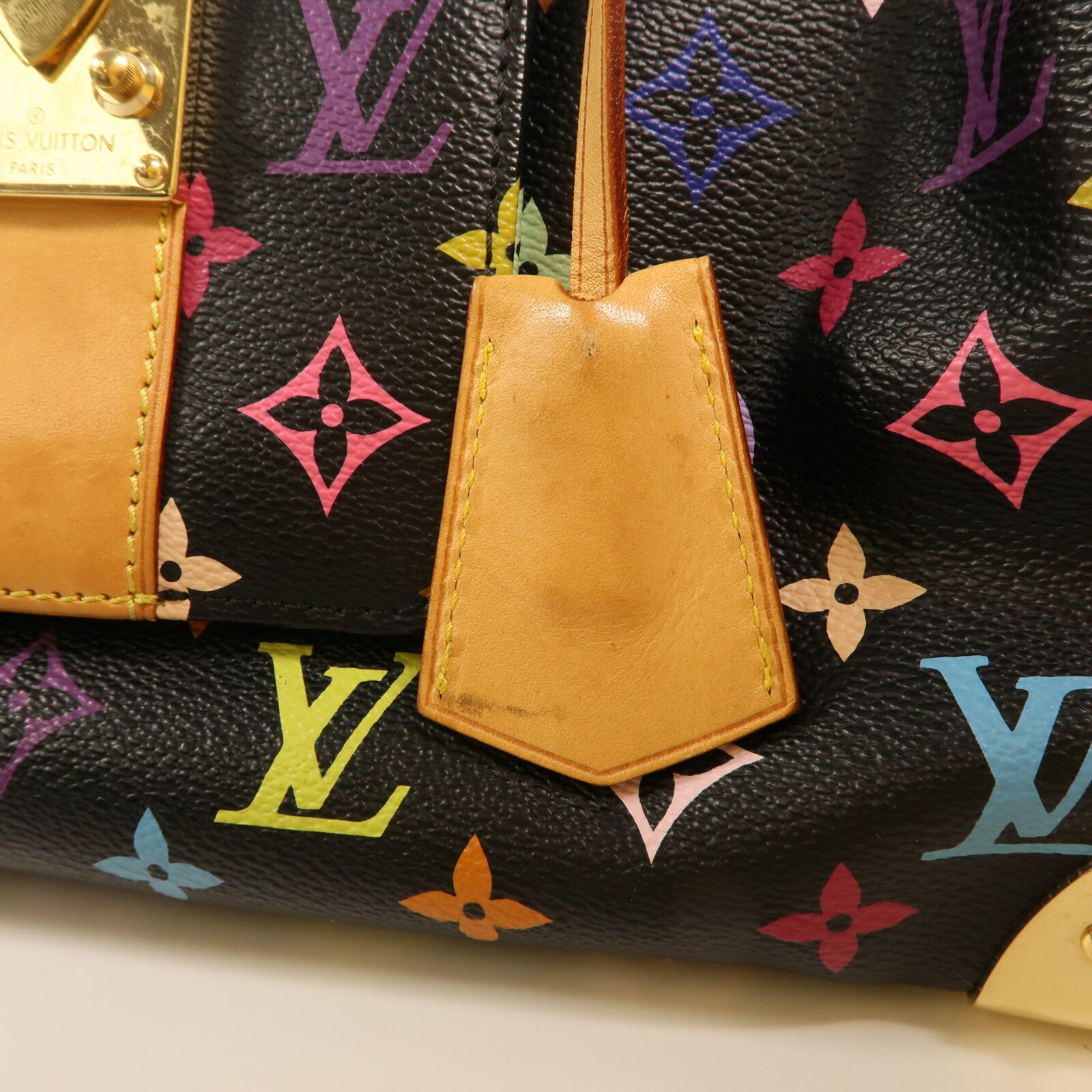 LOUIS VUITTON Monogram Multicolore Speedy 30金扣手挽袋