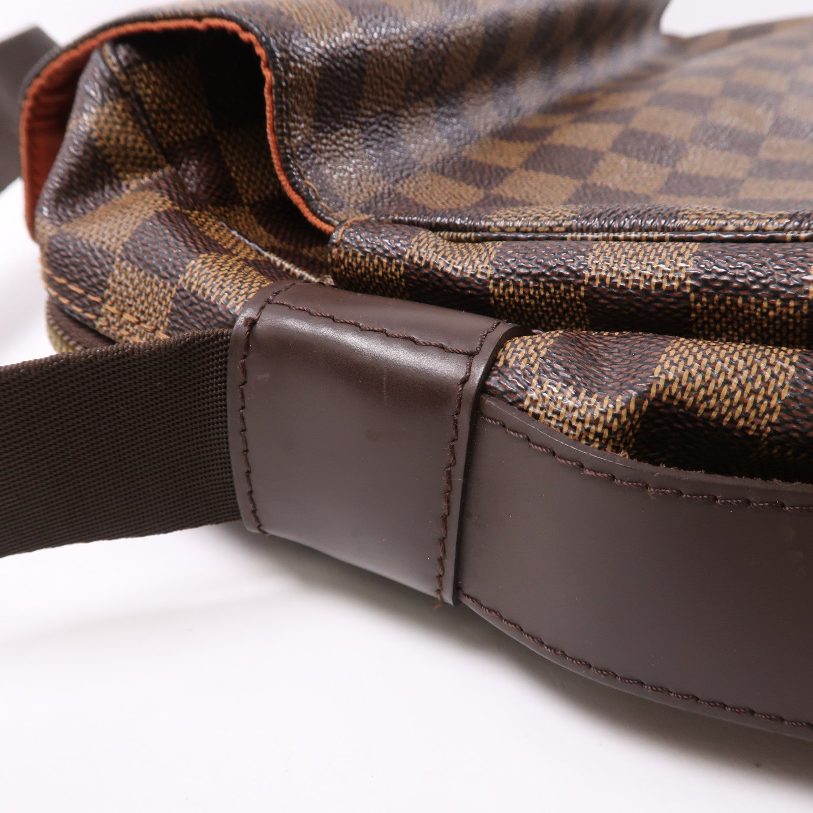 LOUIS VUITTON 【激減優惠】Damier Naviglio金扣肩背袋啡色