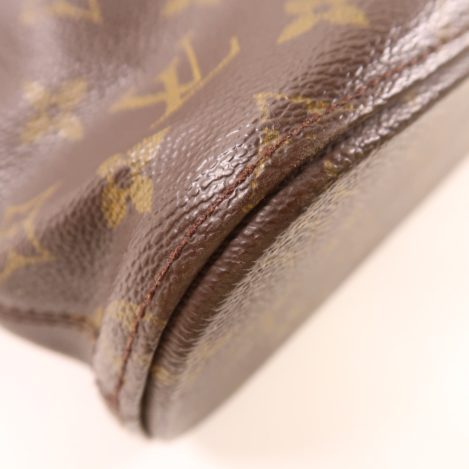 LOUIS VUITTON Monogram Vavin GM金扣肩背袋/手挽袋棕色