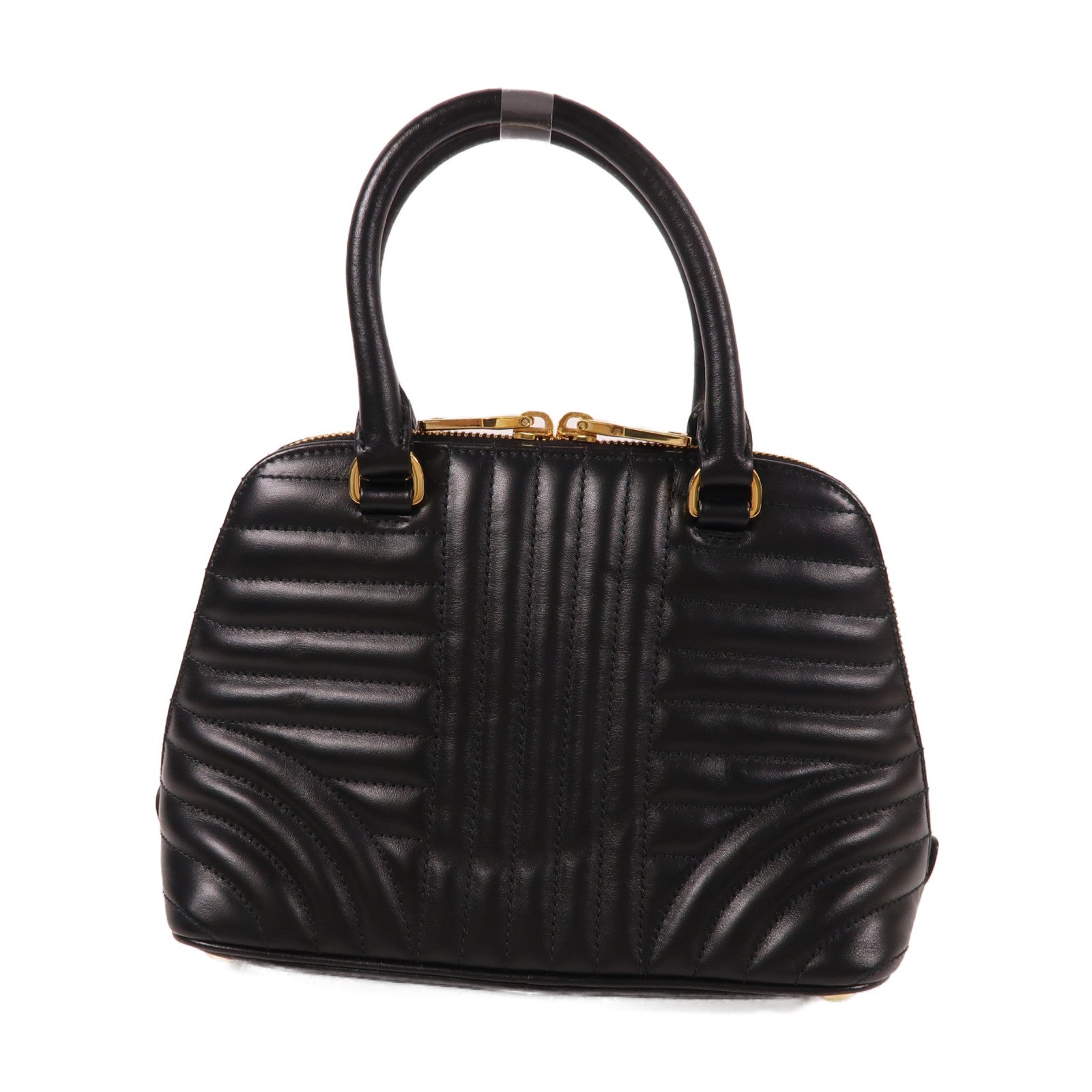 PRADA 牛皮皮革Shoulder Bag金扣手挽肩背兩用袋