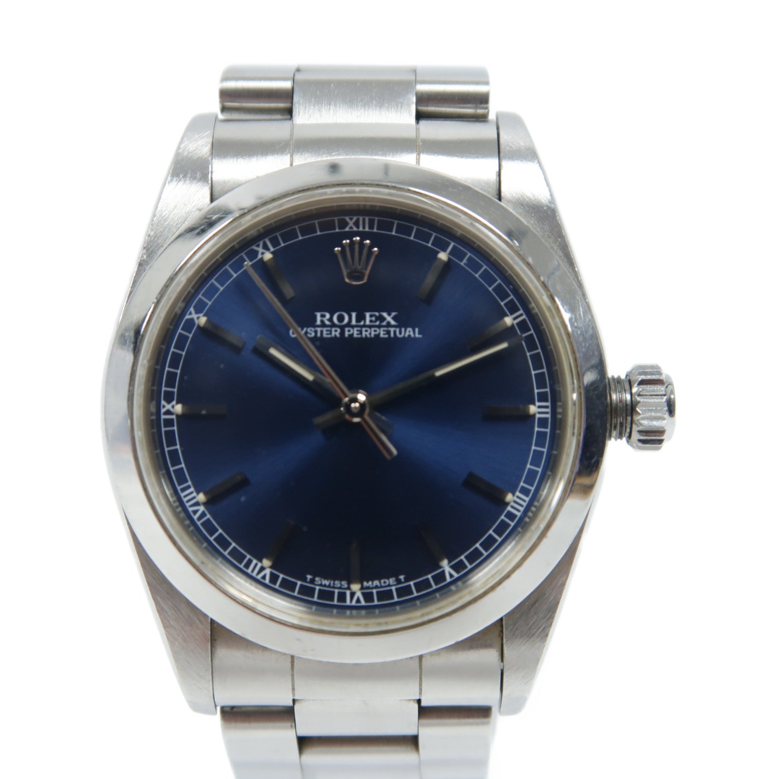 ROLEX Oyster Perpetual 31不鏽鋼手錶自動機芯藍色