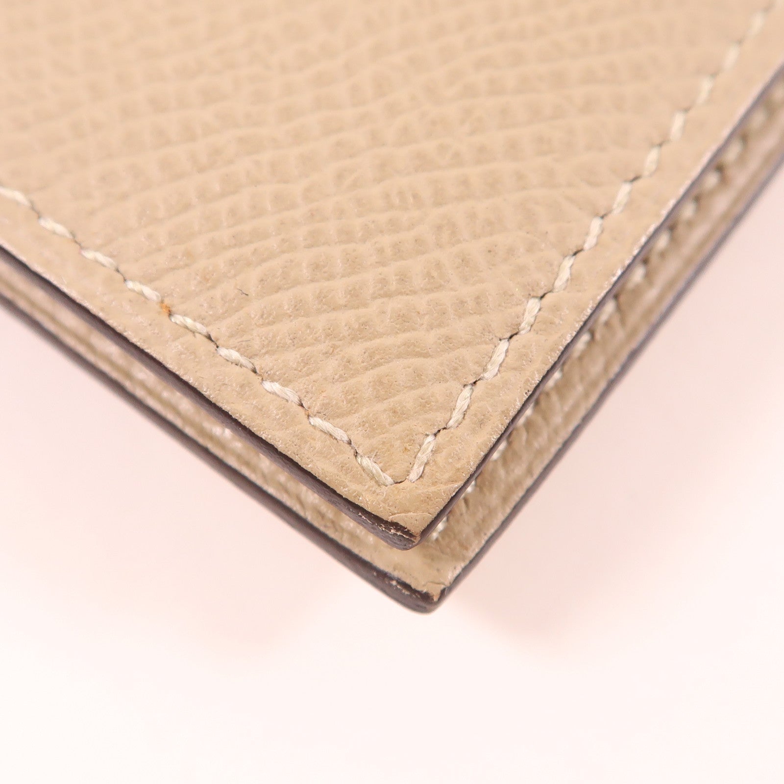 HERMES Epsom皮革Bearn Wallet銀扣長錢包Trench