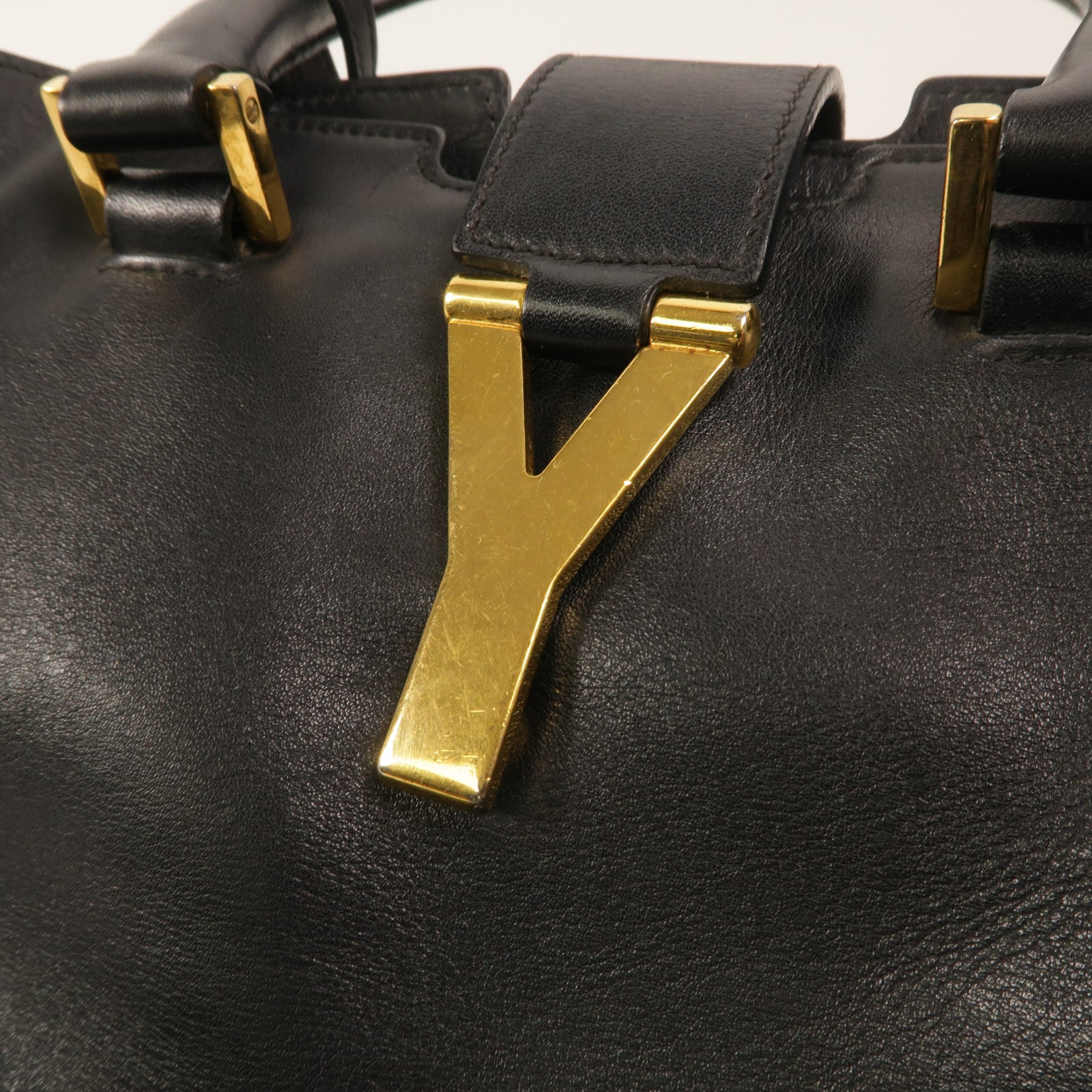 SAINT LAURENT 牛皮皮革Y Cabas手挽肩背兩用袋
