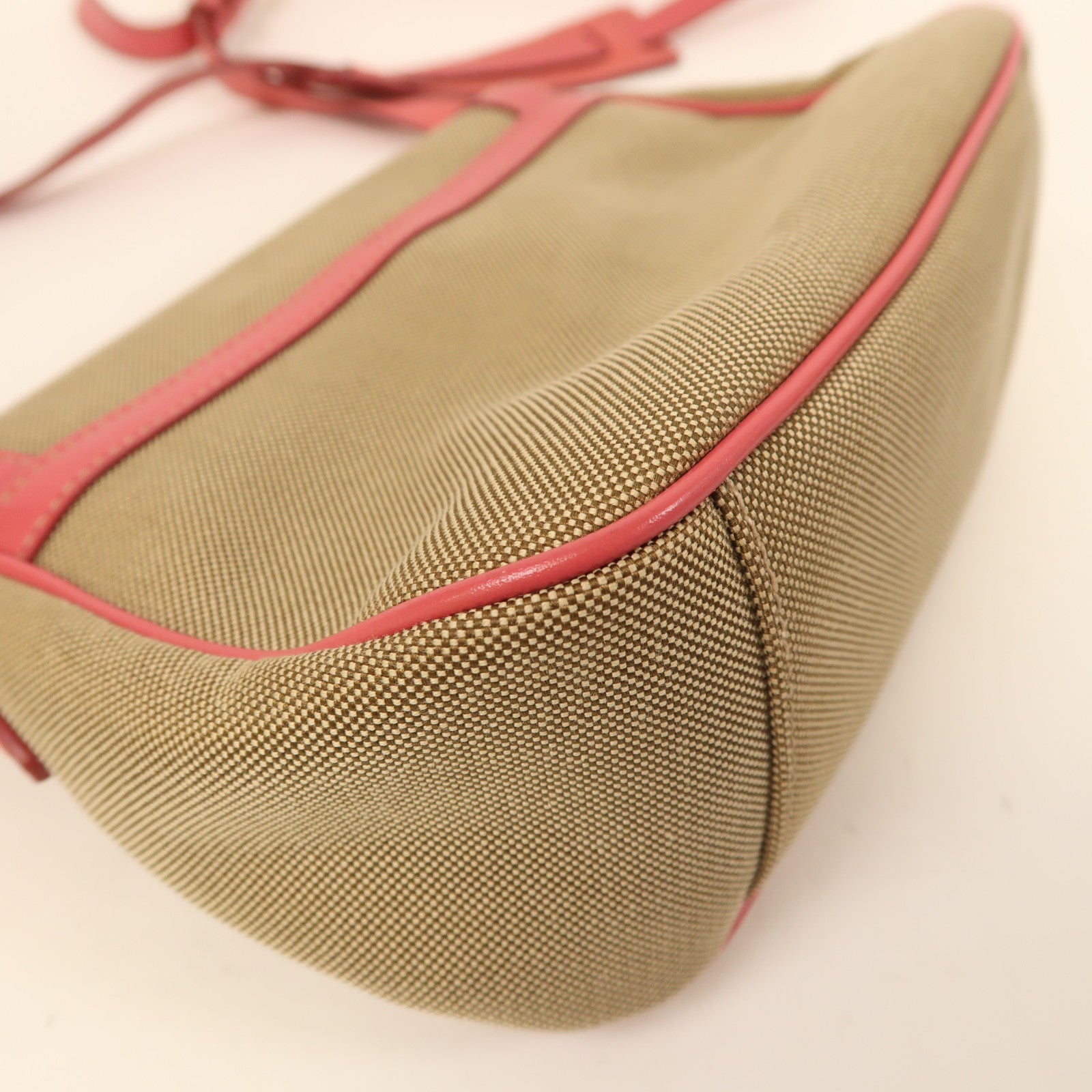 PRADA 帆布Corsaire Cloth Crossbody金扣肩背袋