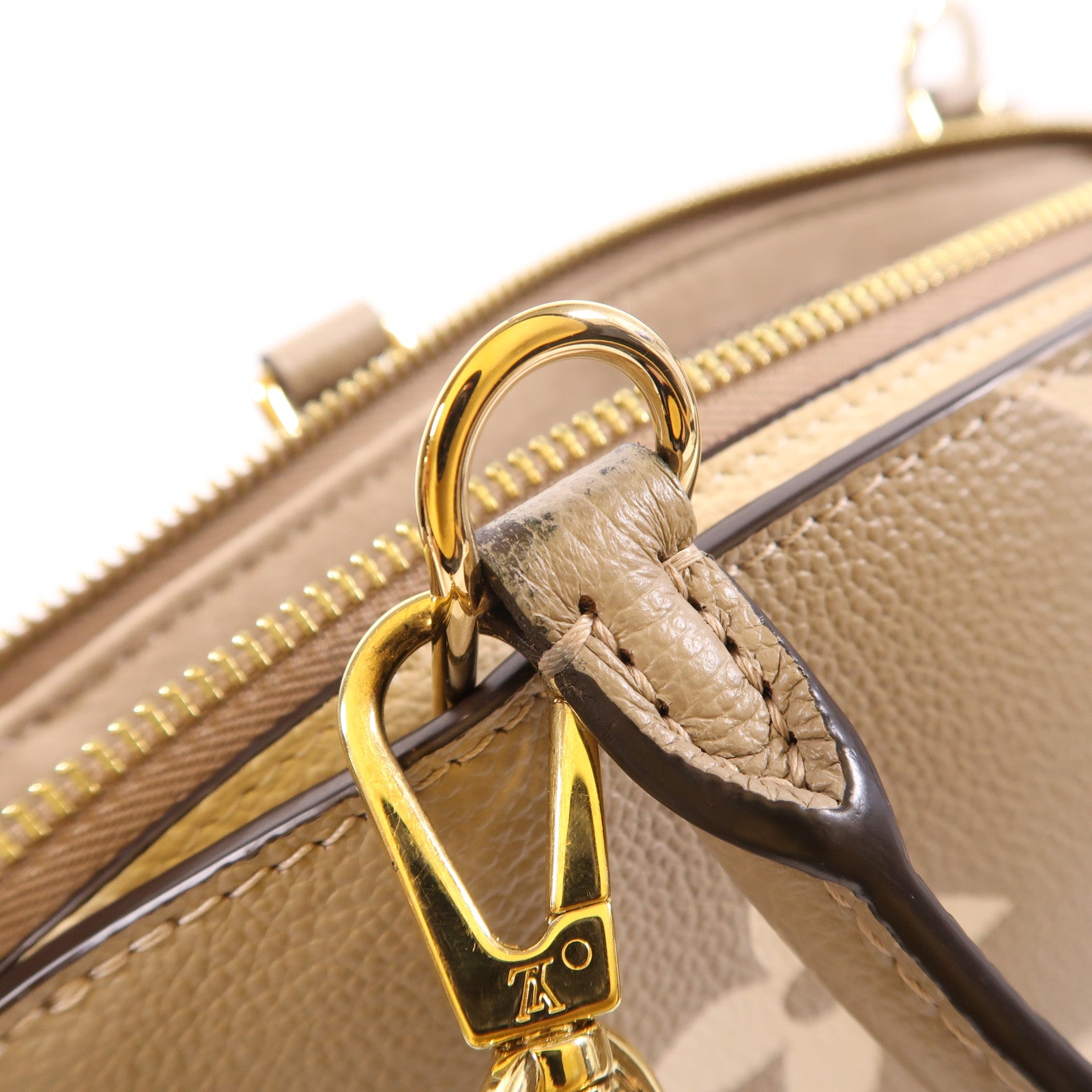 LOUIS VUITTON Monogram Empreinte Petit Palais金扣手挽肩背兩用袋