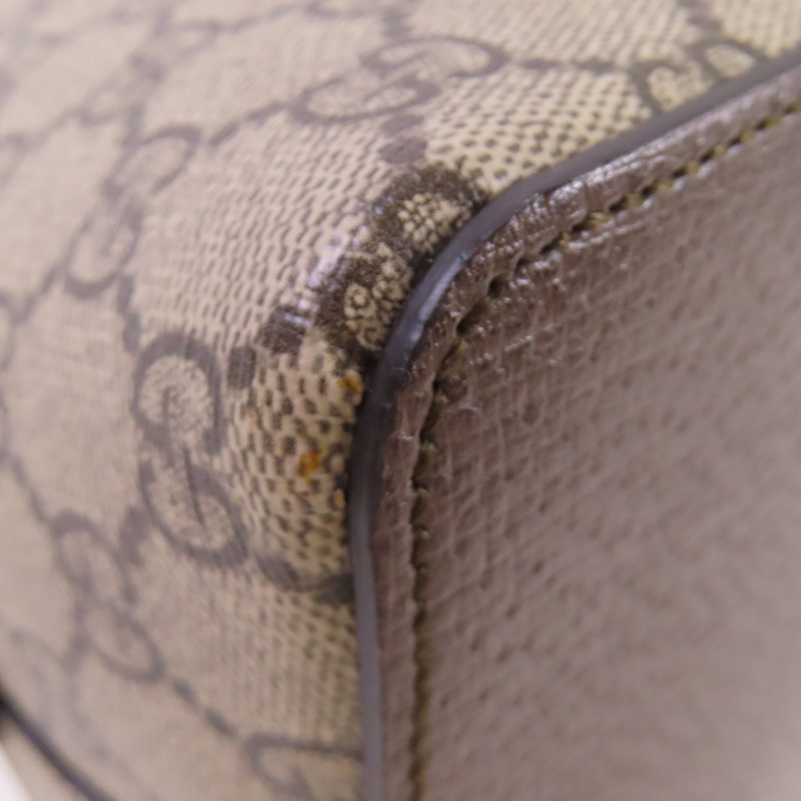 GUCCI 塗層帆布Ophidia GG 2Way Shoulder Bag金扣手挽肩背兩用袋啡色