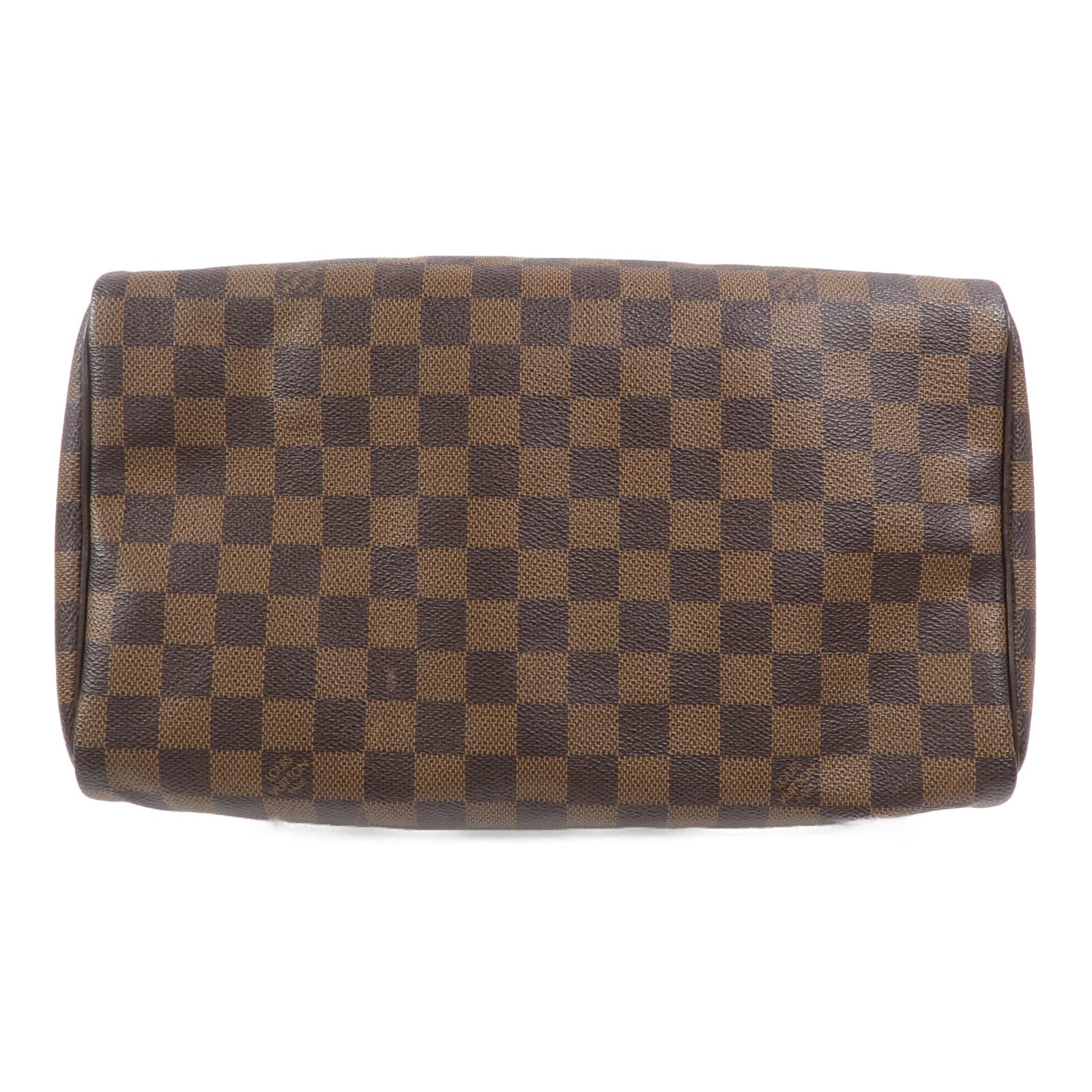 LOUIS VUITTON Damier Speedy 25金扣手挽袋