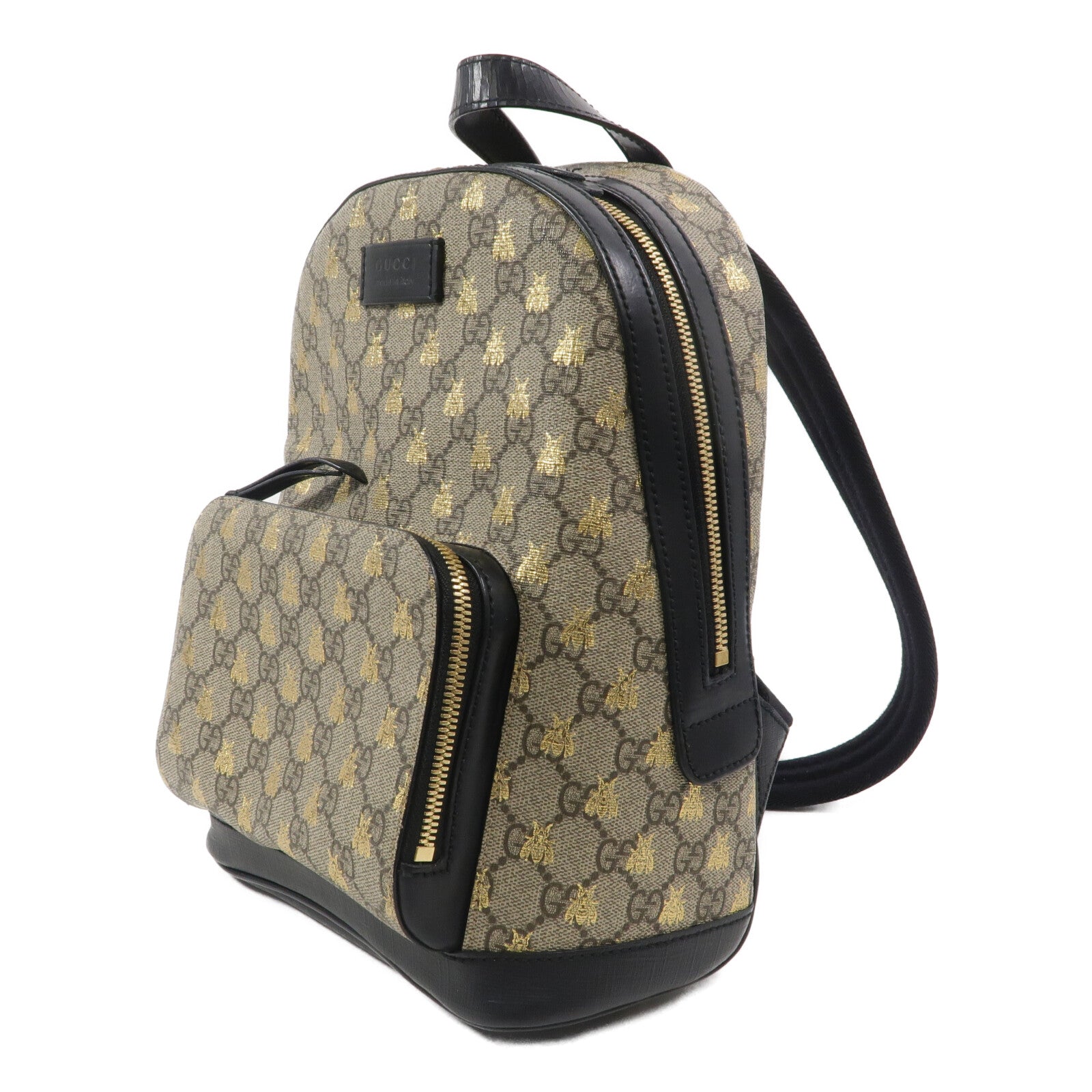 GUCCI 塗層帆布GG Supreme Backpack背包