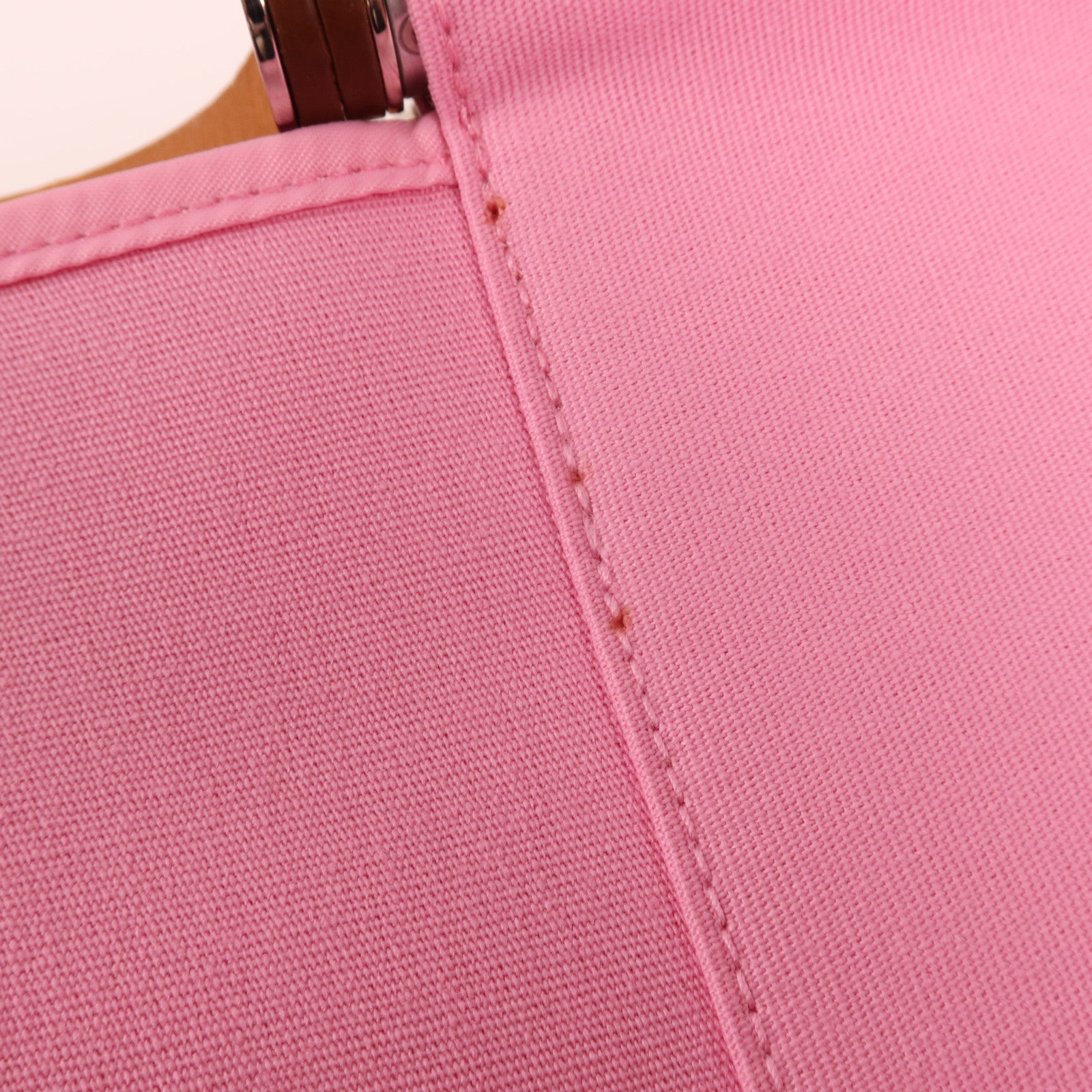 HERMES 帆布Cabag銀扣手挽肩背兩用袋