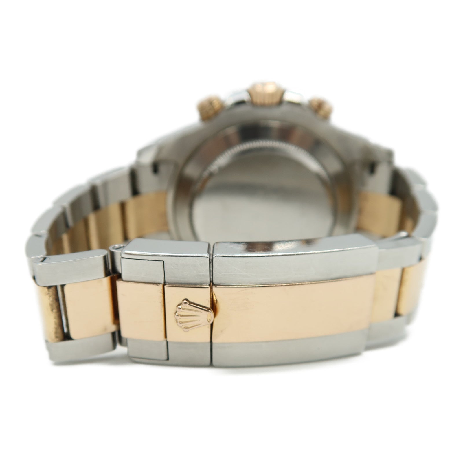 ROLEX 【激減優惠】18K玫瑰金Yacht Master II 44mm不鏽鋼手錶自動機芯白色/藍色