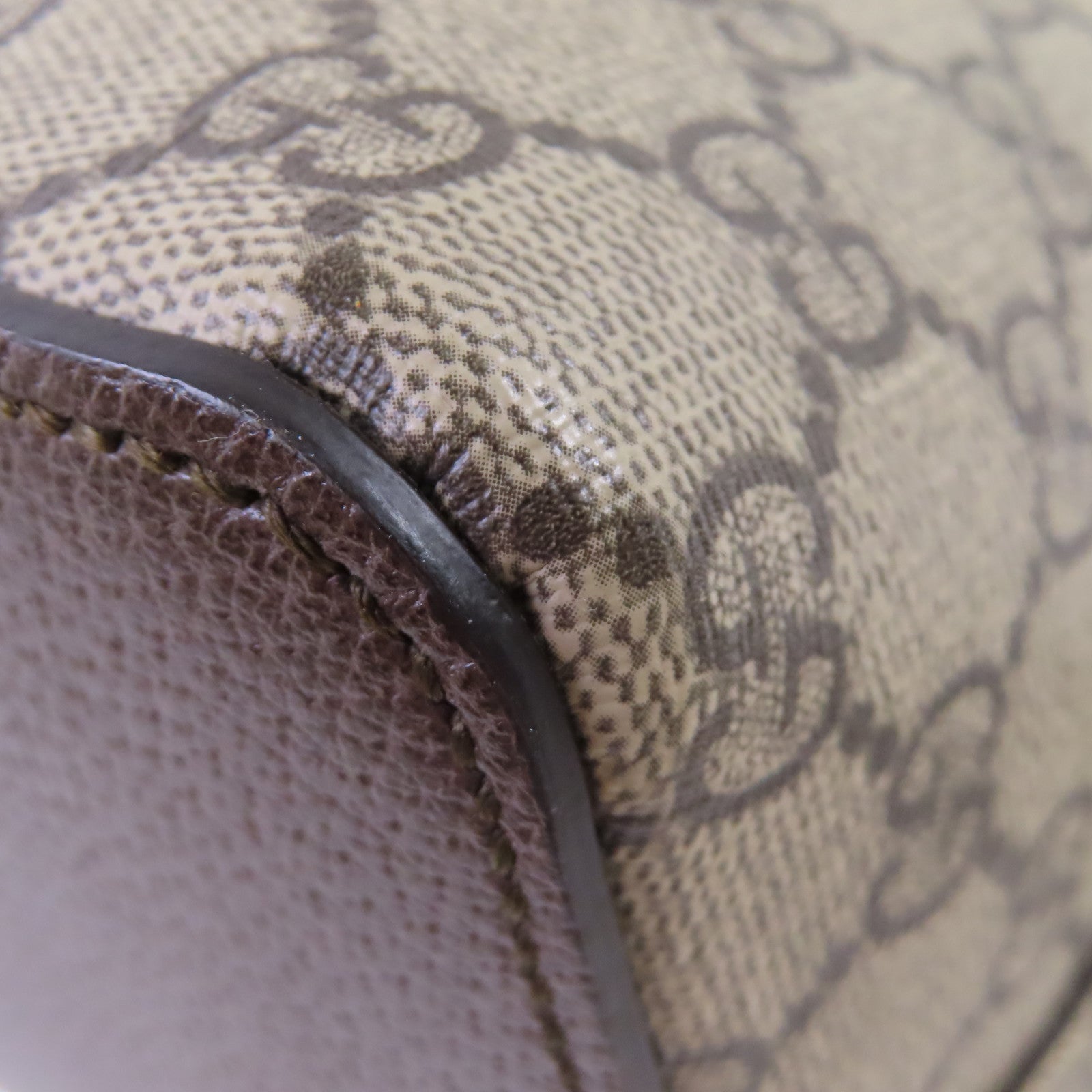 GUCCI 塗層帆布Ophidia GG 2Way Shoulder Bag金扣手挽肩背兩用袋啡色