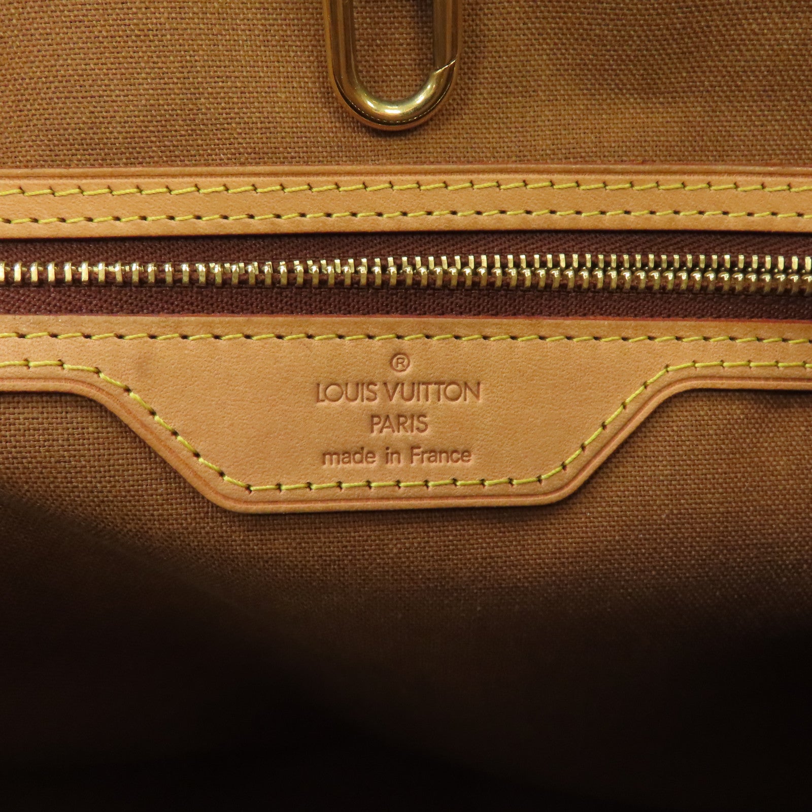LOUIS VUITTON Monogram Batignolles Tote Bag金扣手挽袋啡色