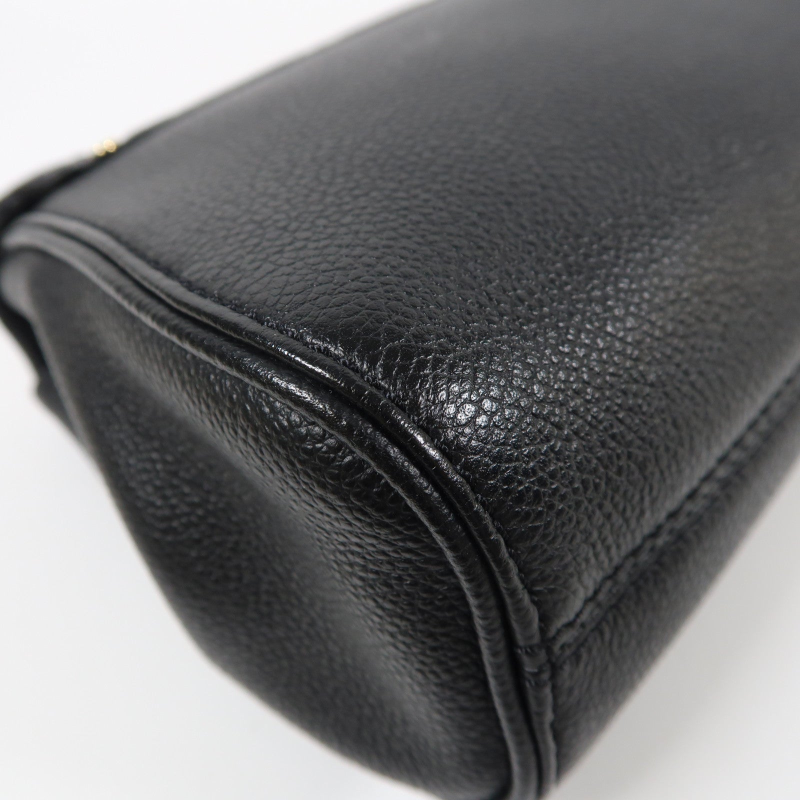 LOUIS VUITTON Monogram Empreinte Saint Germain PM金扣鏈帶肩背袋黑色