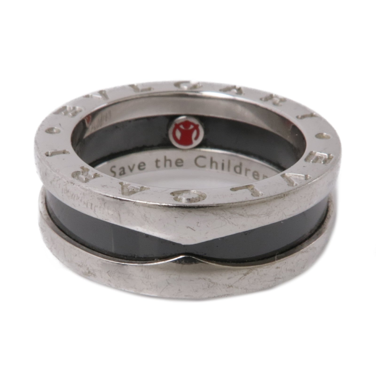 BVLGARI BLV Save the Children Ring BLV 50 US#5 925 Sterling Silver