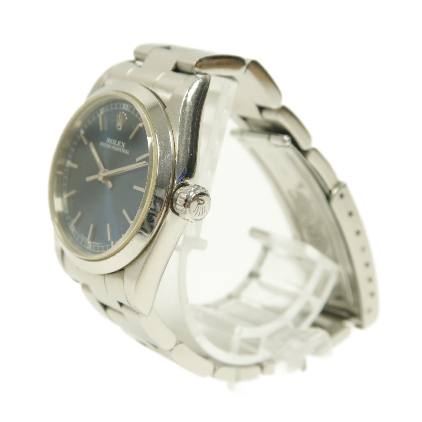 ROLEX Oyster Perpetual 31不鏽鋼手錶自動機芯藍色