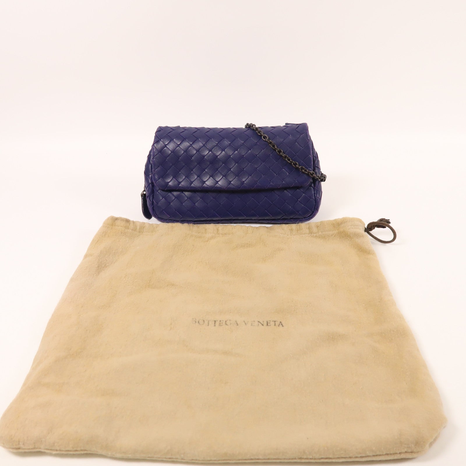 BOTTEGA VENETA 羊皮皮革Chain Shoulder鏈帶肩背袋