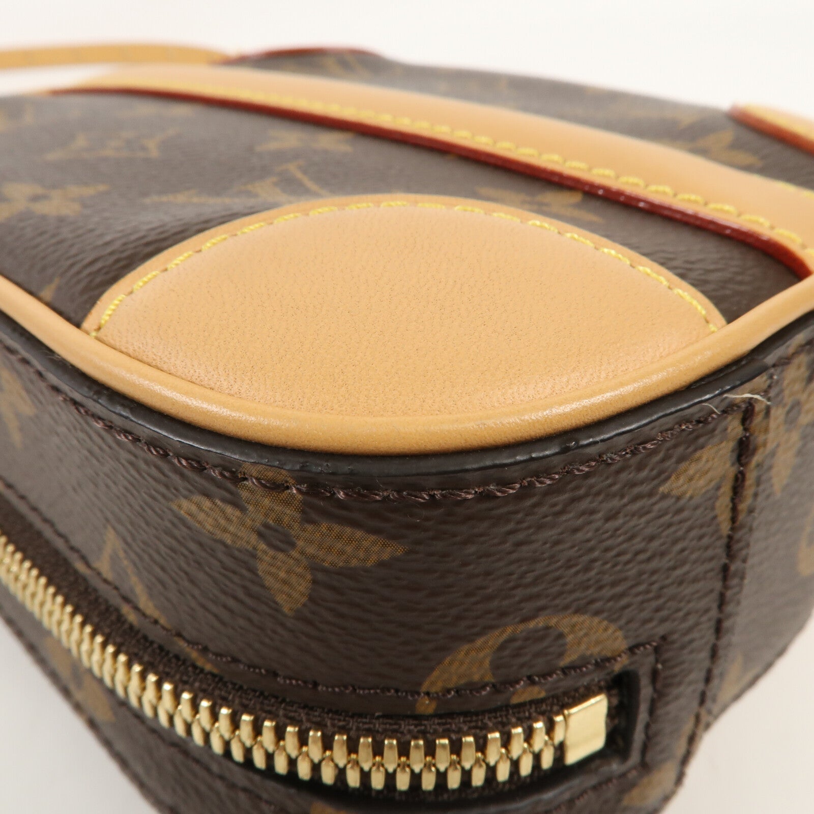 LOUIS VUITTON Monogram Valisette Vertical金扣手挽肩背兩用袋棕色