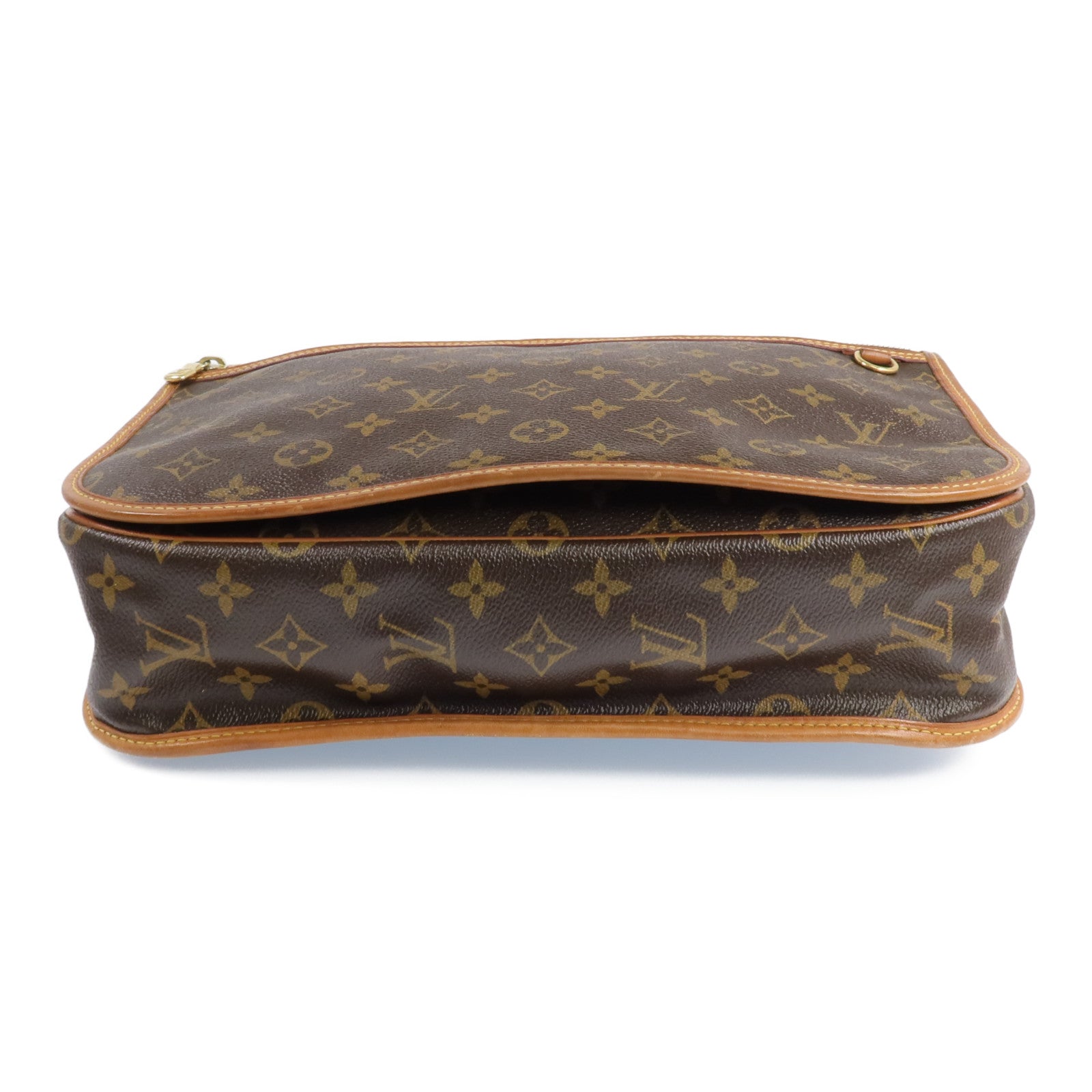 LOUIS VUITTON Monogram Bosphore金扣肩背袋棕色