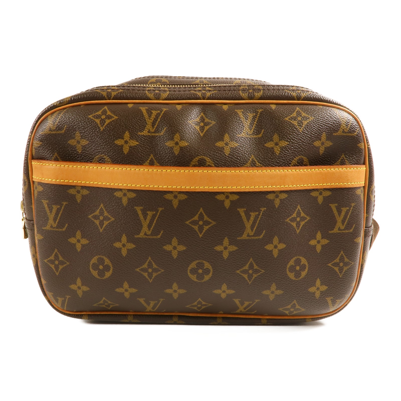 LOUIS VUITTON LV GHW Reporter PM Shoulder Bag M45254 Monogram Brown