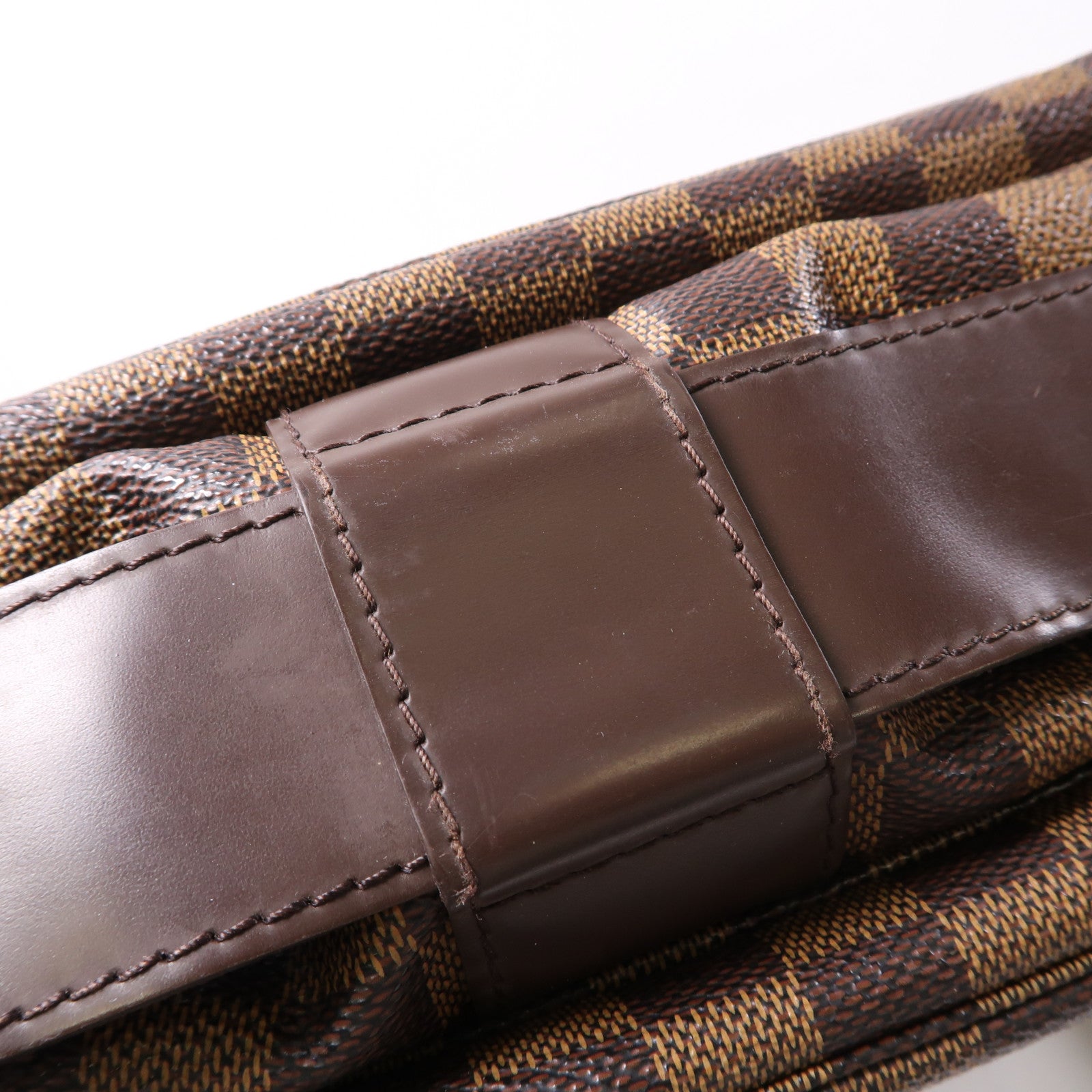 LOUIS VUITTON 【激減優惠】Damier Naviglio金扣肩背袋啡色