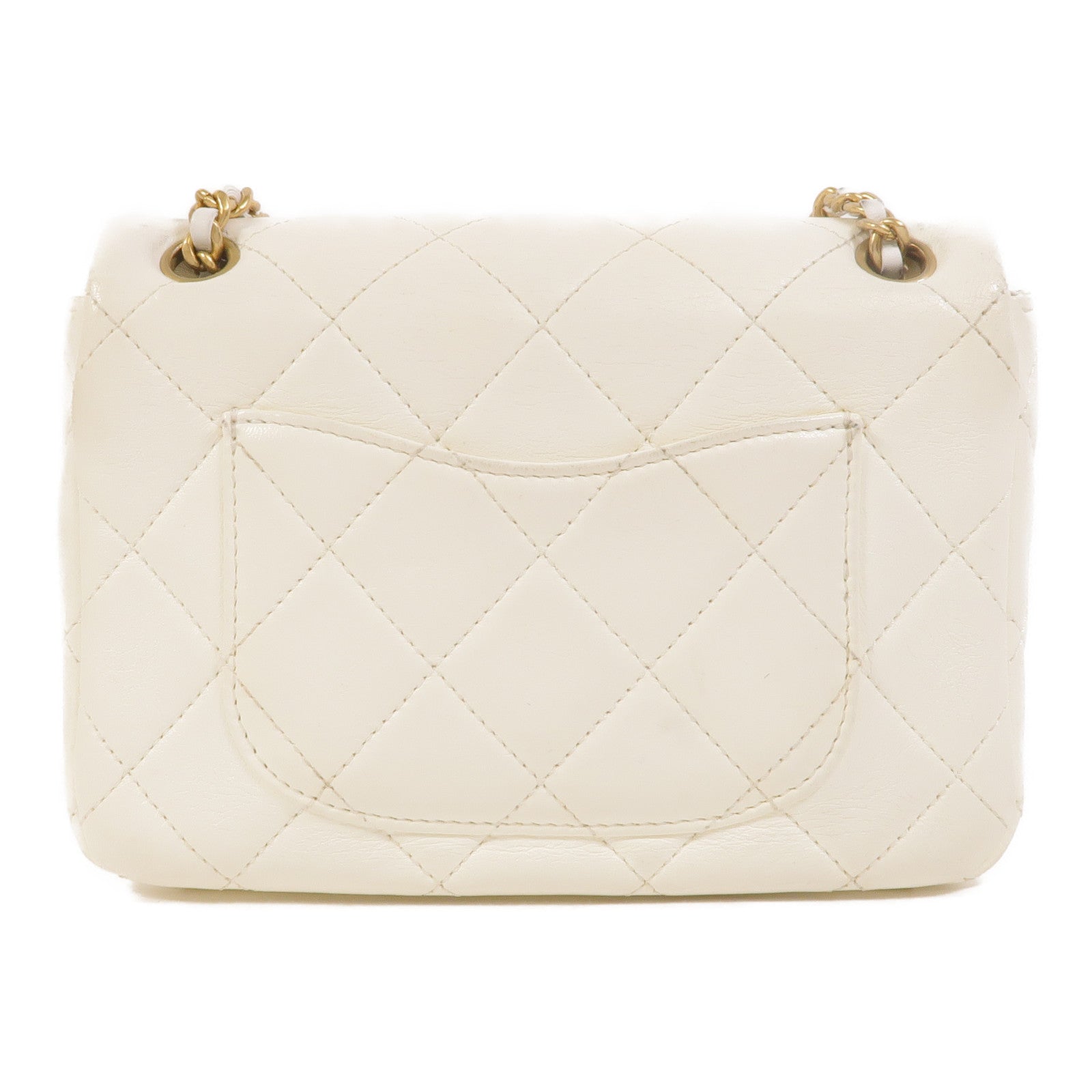 CHANEL 羊皮皮革Mini Flap Bag鏈帶肩背袋