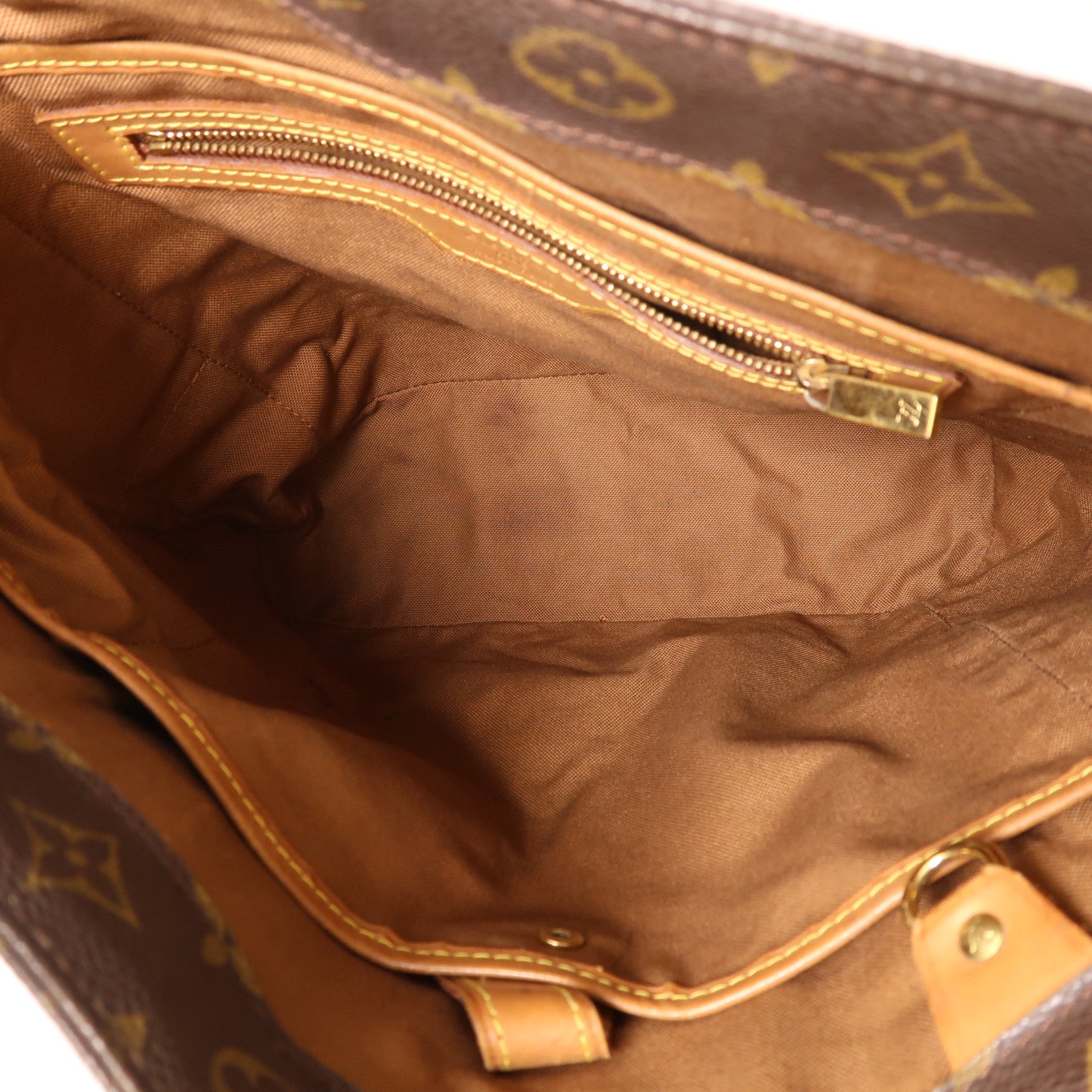 LOUIS VUITTON Monogram Vavin GM金扣肩背袋/手挽袋棕色