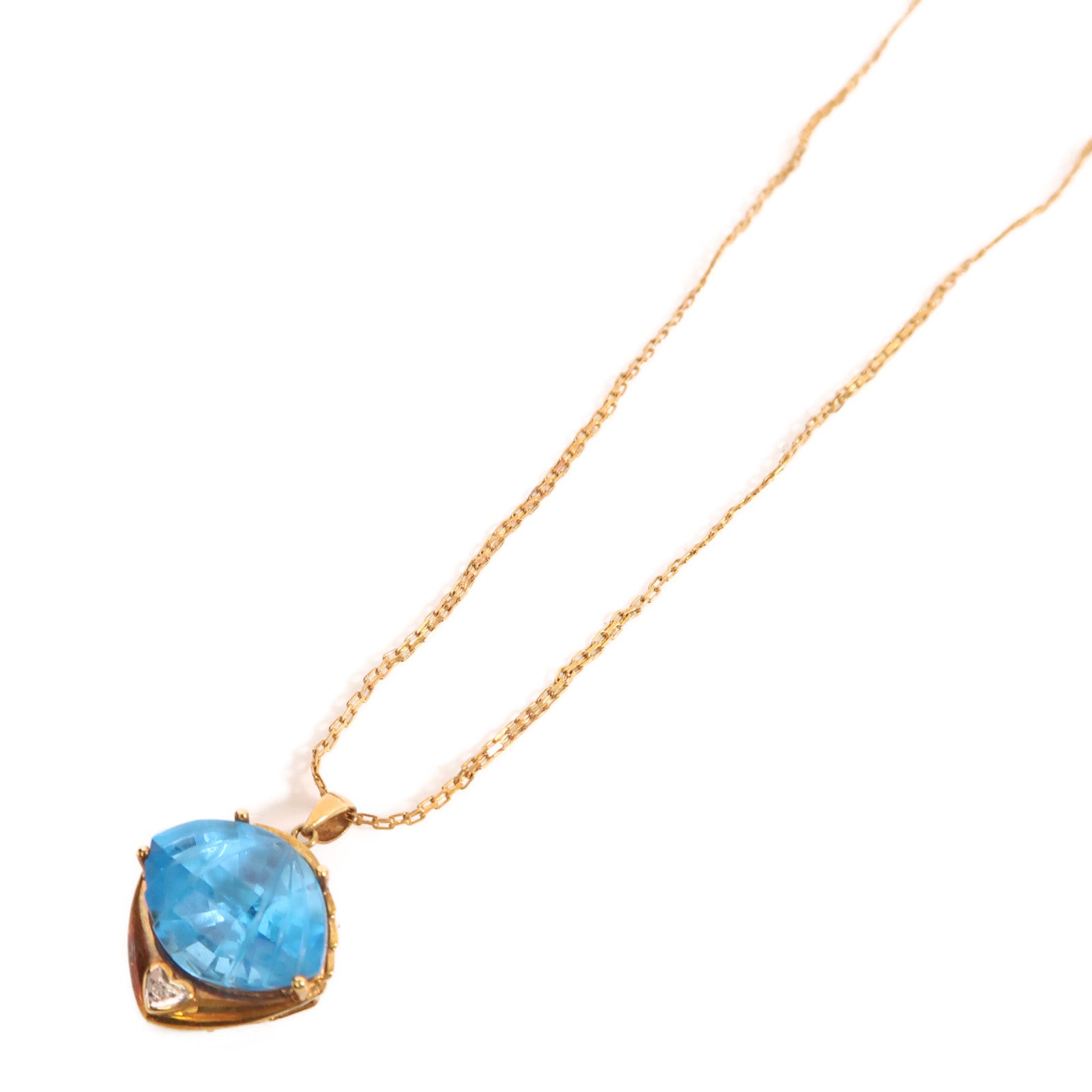 JEWELRY 【激減優惠】14K黃金/托帕石 Topaz Necklace項鍊