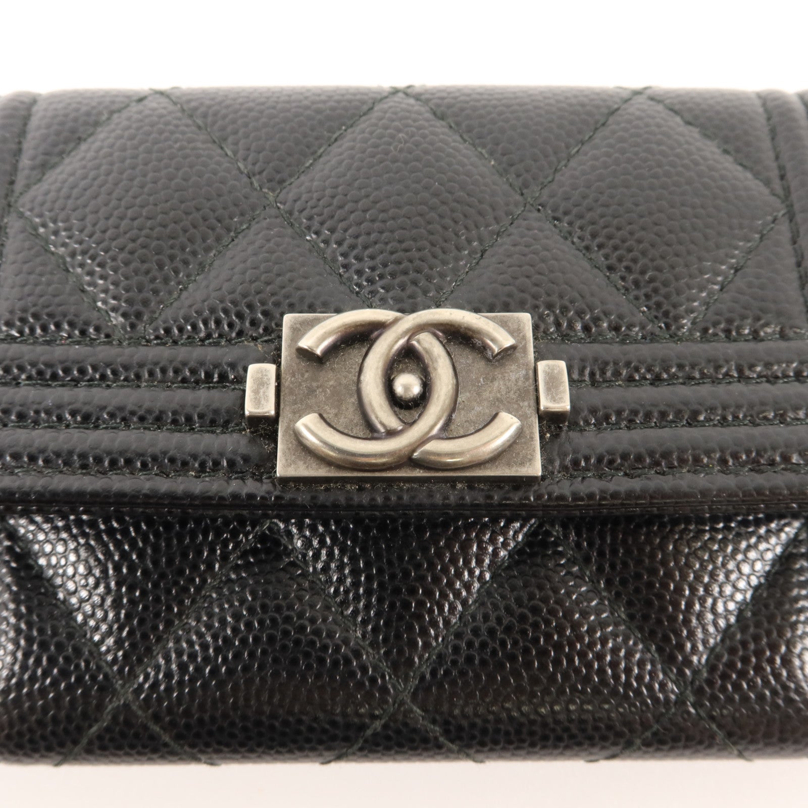 CHANEL 牛皮皮革Boy Card Case卡片套