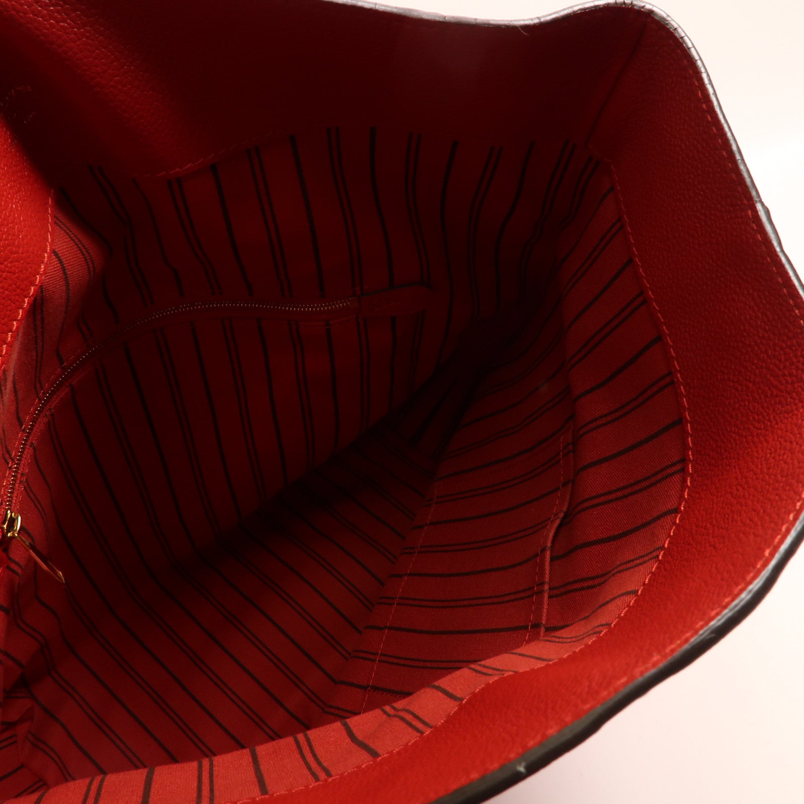 LOUIS VUITTON Monogram Empreinte Bagatelle金扣肩背袋