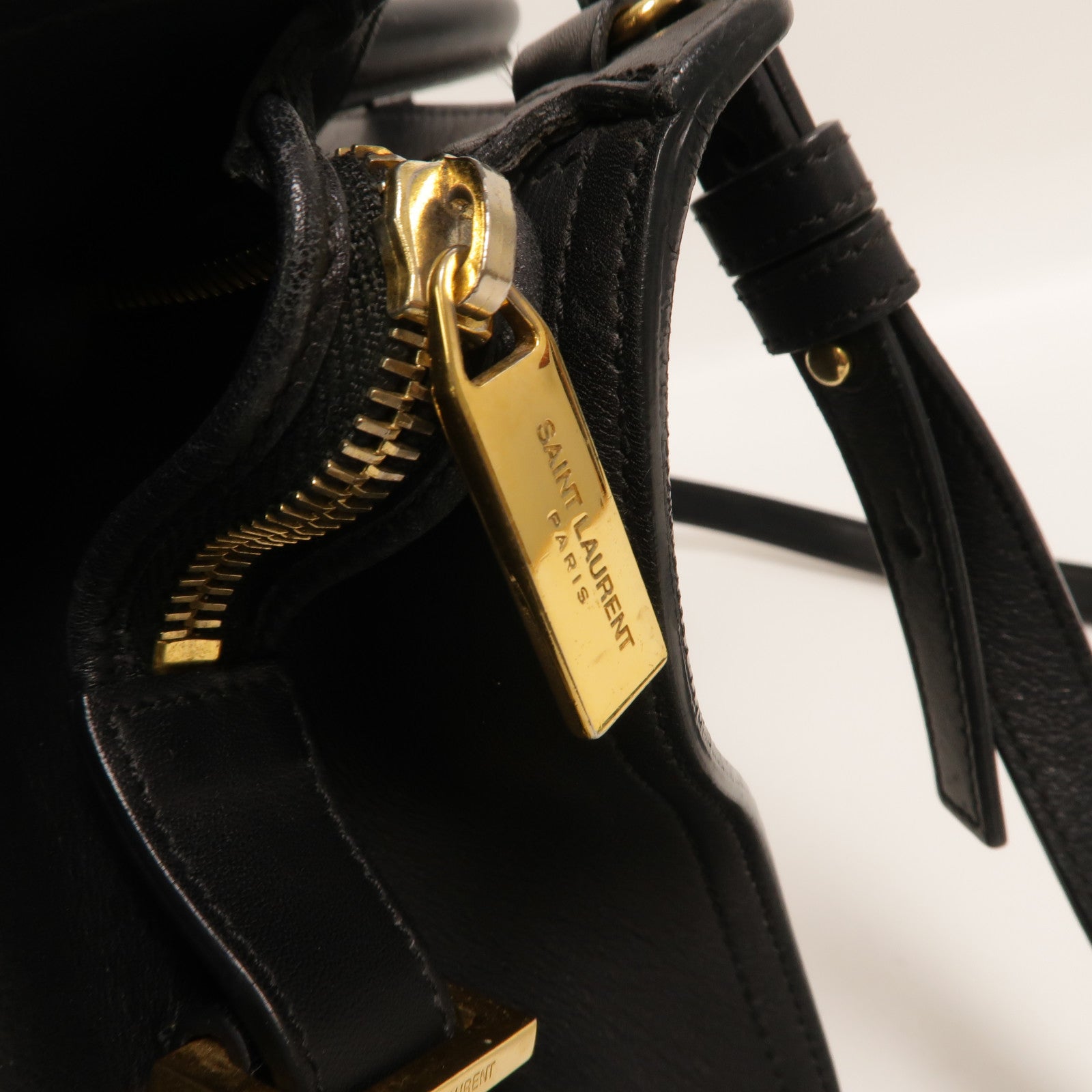 SAINT LAURENT 牛皮皮革Y Cabas手挽肩背兩用袋