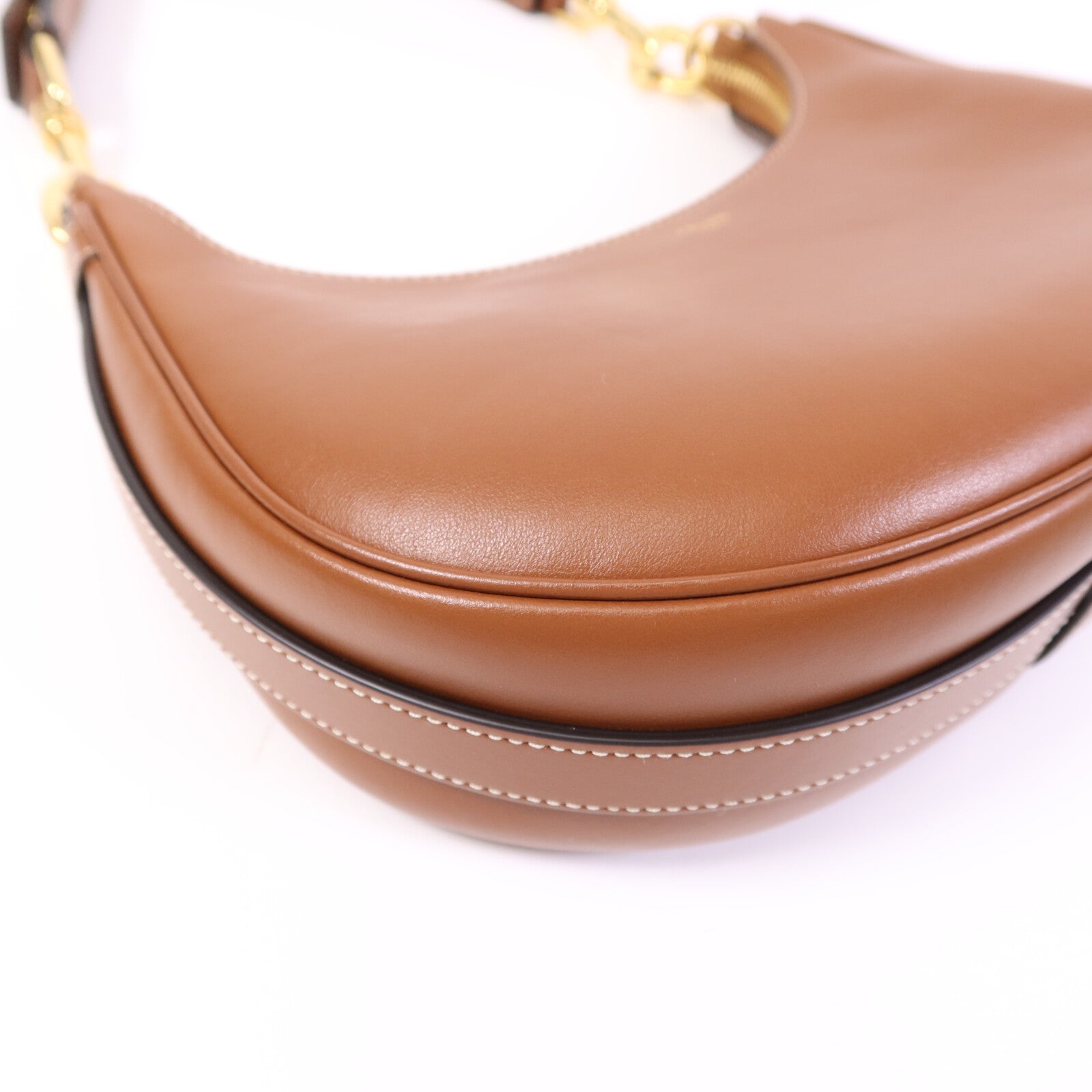 CELINE 牛皮皮革Ava金扣肩背袋
