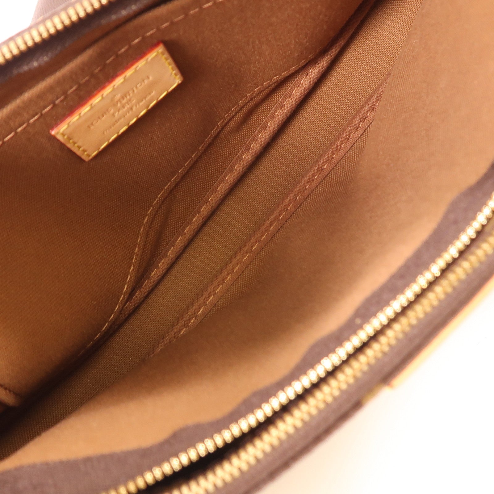 LOUIS VUITTON Monogram Multi Pochette Accessoires金扣鏈帶手挽肩背兩用袋