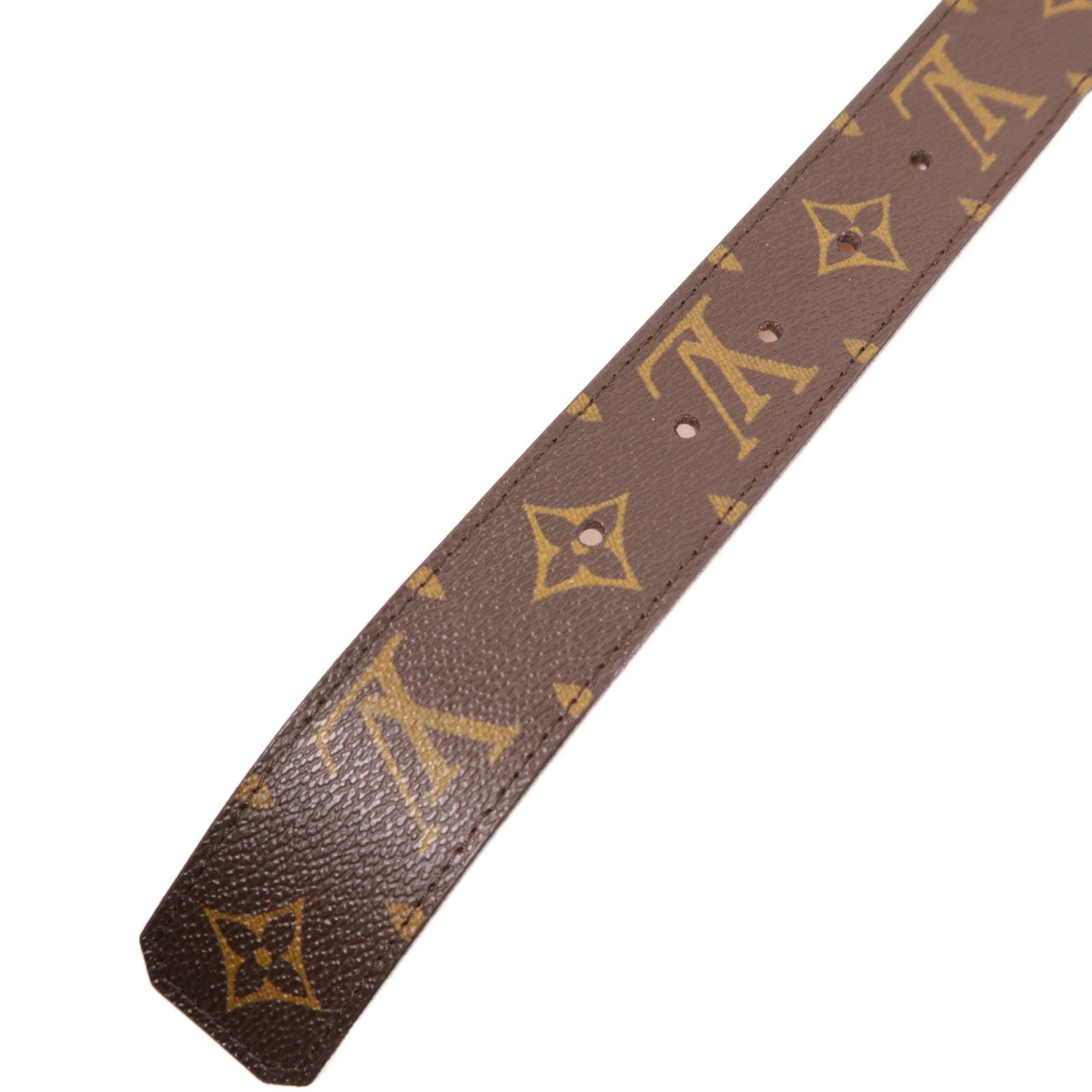 LOUIS VUITTON Monogram Ceinture Belt金扣皮帶