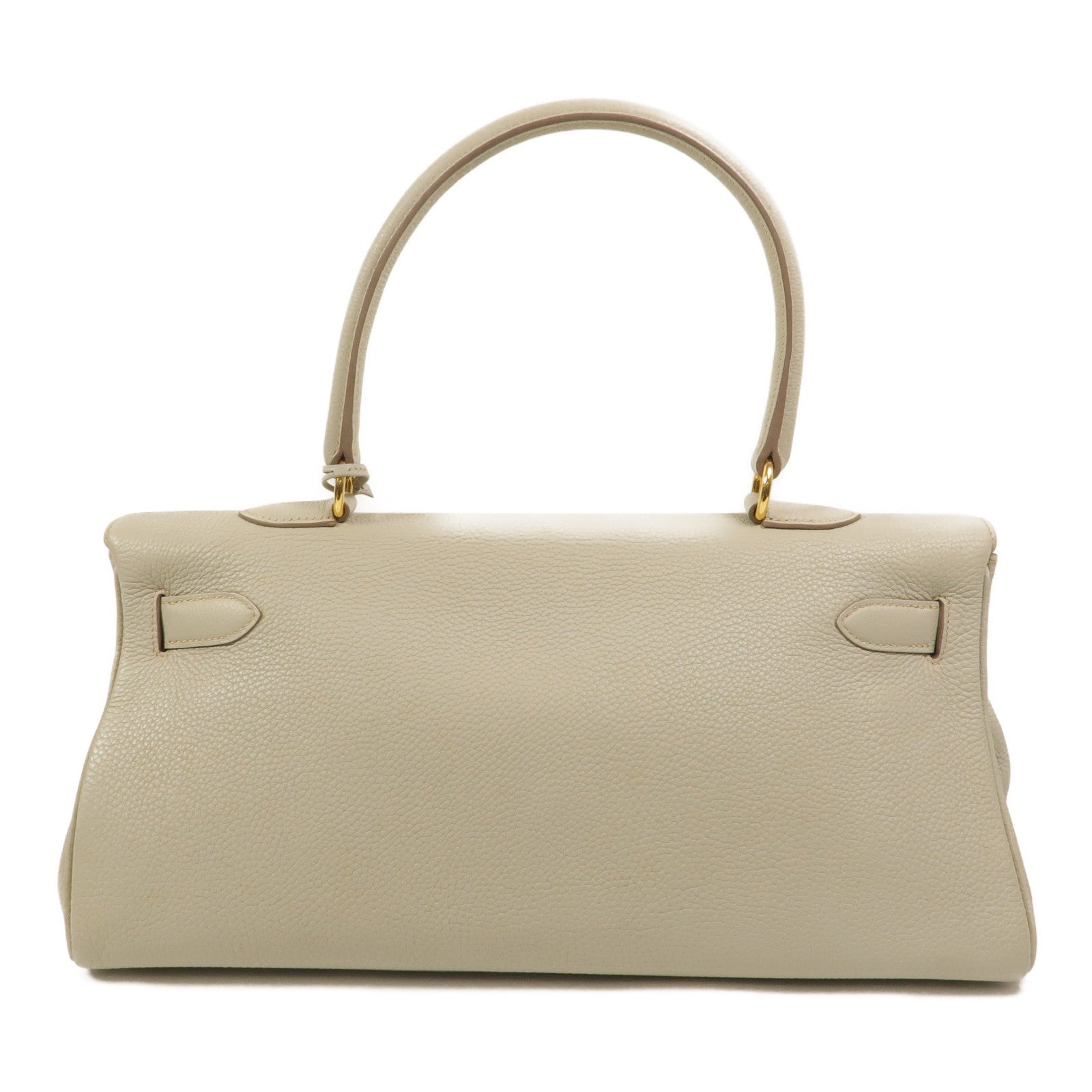 HERMES Togo皮革Shoulder Kelly肩背袋Gris Perle