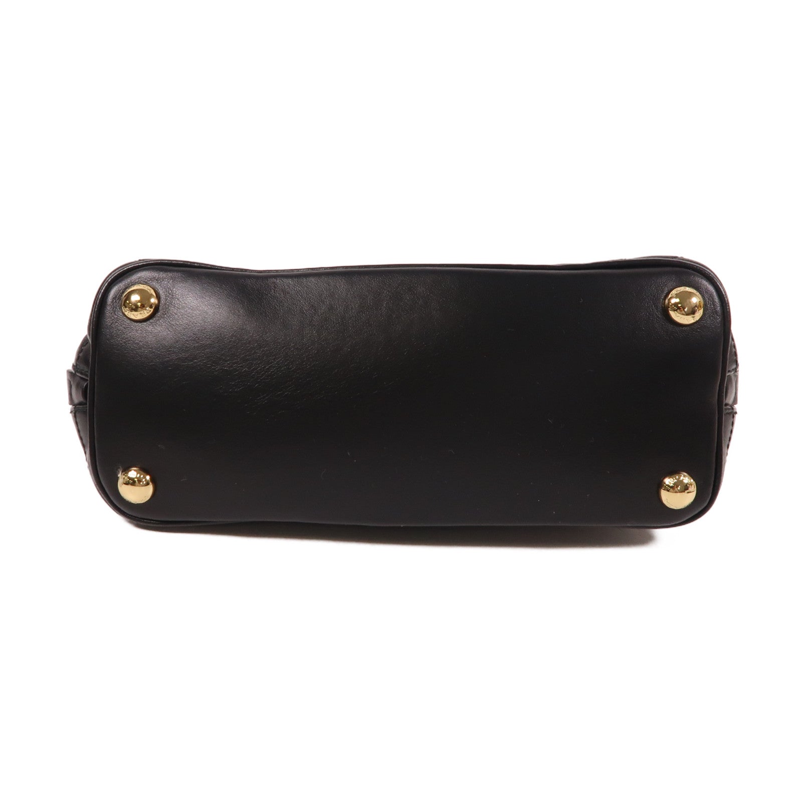PRADA 牛皮皮革Shoulder Bag金扣手挽肩背兩用袋