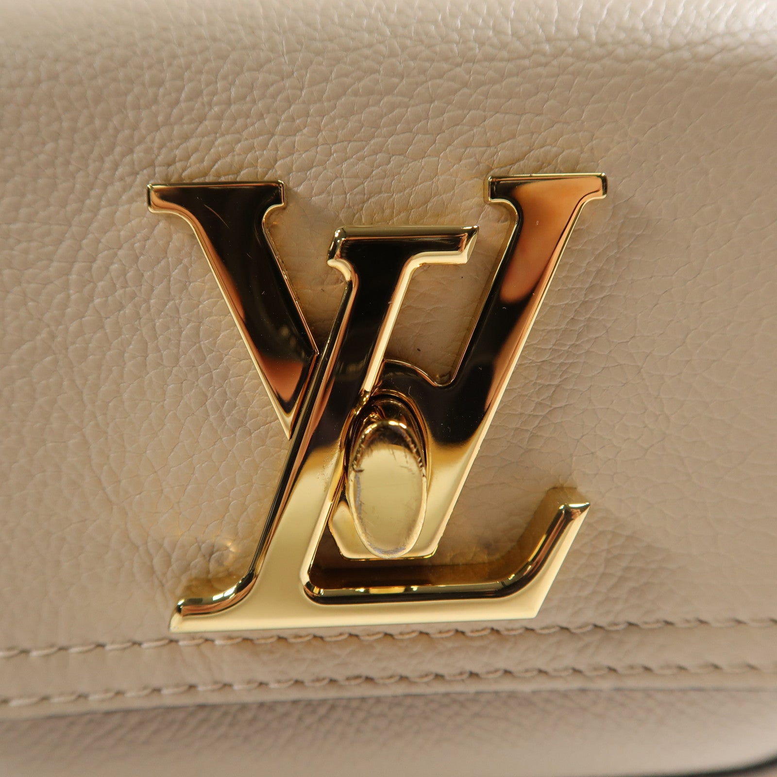 LOUIS VUITTON 牛皮皮革Lockme金扣手挽肩背兩用袋