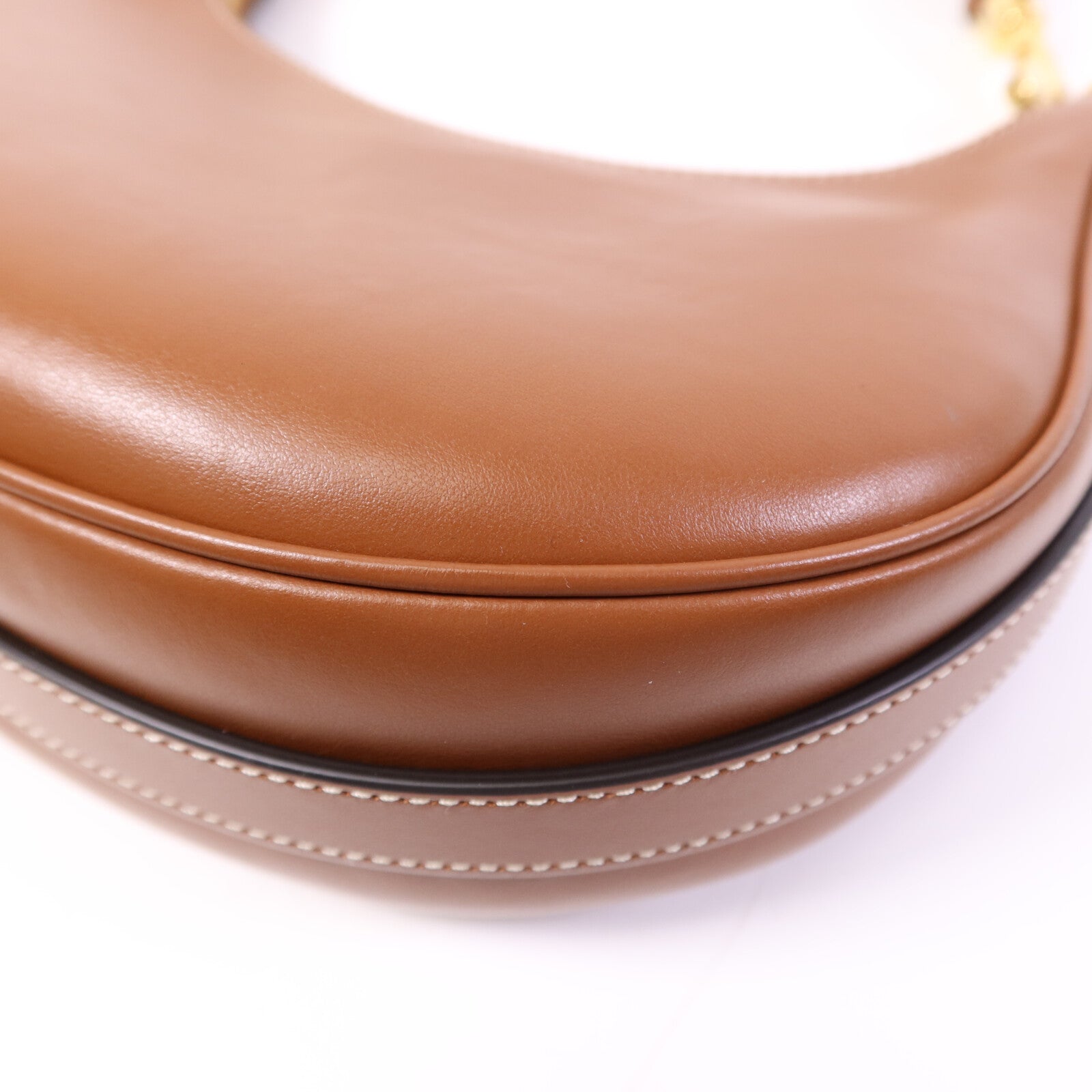 CELINE 牛皮皮革Ava金扣肩背袋