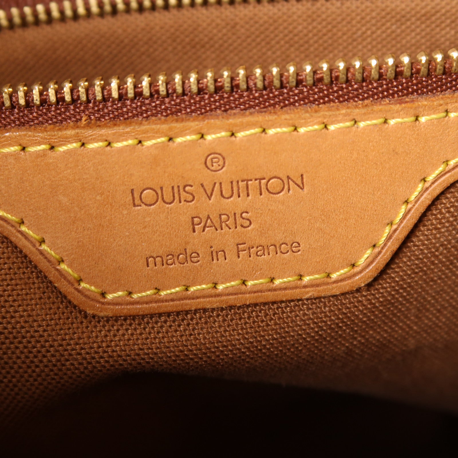 LOUIS VUITTON Monogram Vavin GM金扣肩背袋/手挽袋棕色