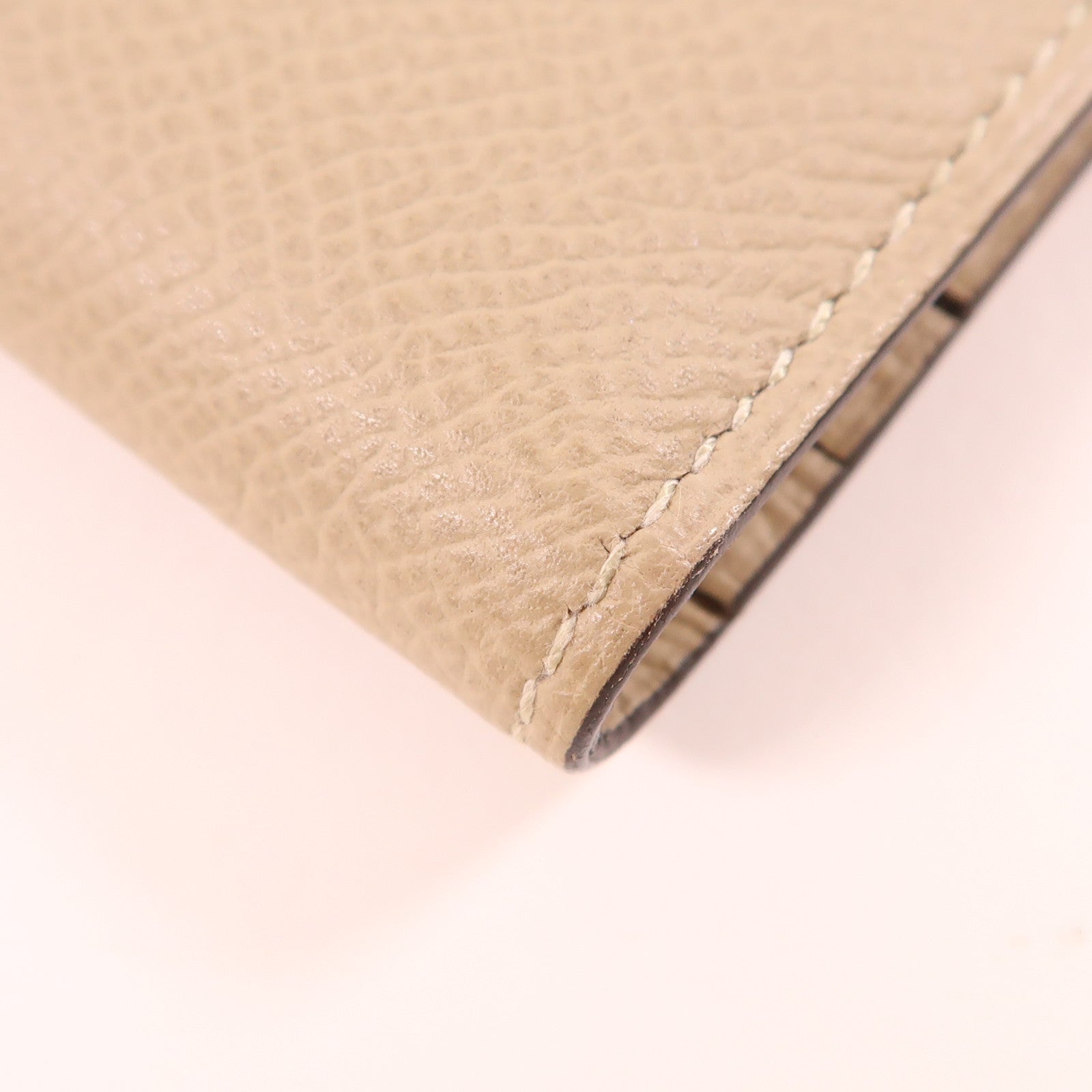 HERMES Epsom皮革Bearn Wallet銀扣長錢包Trench