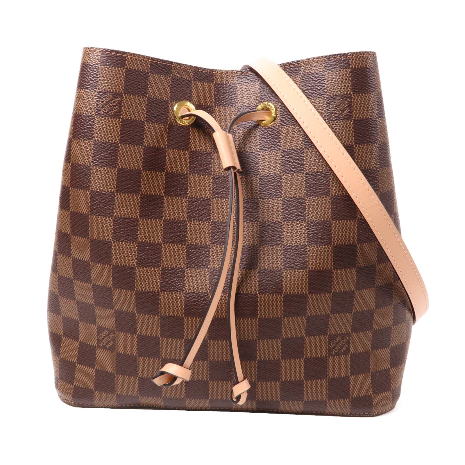LOUIS VUITTON Damier Neo Noe金扣肩背袋啡色