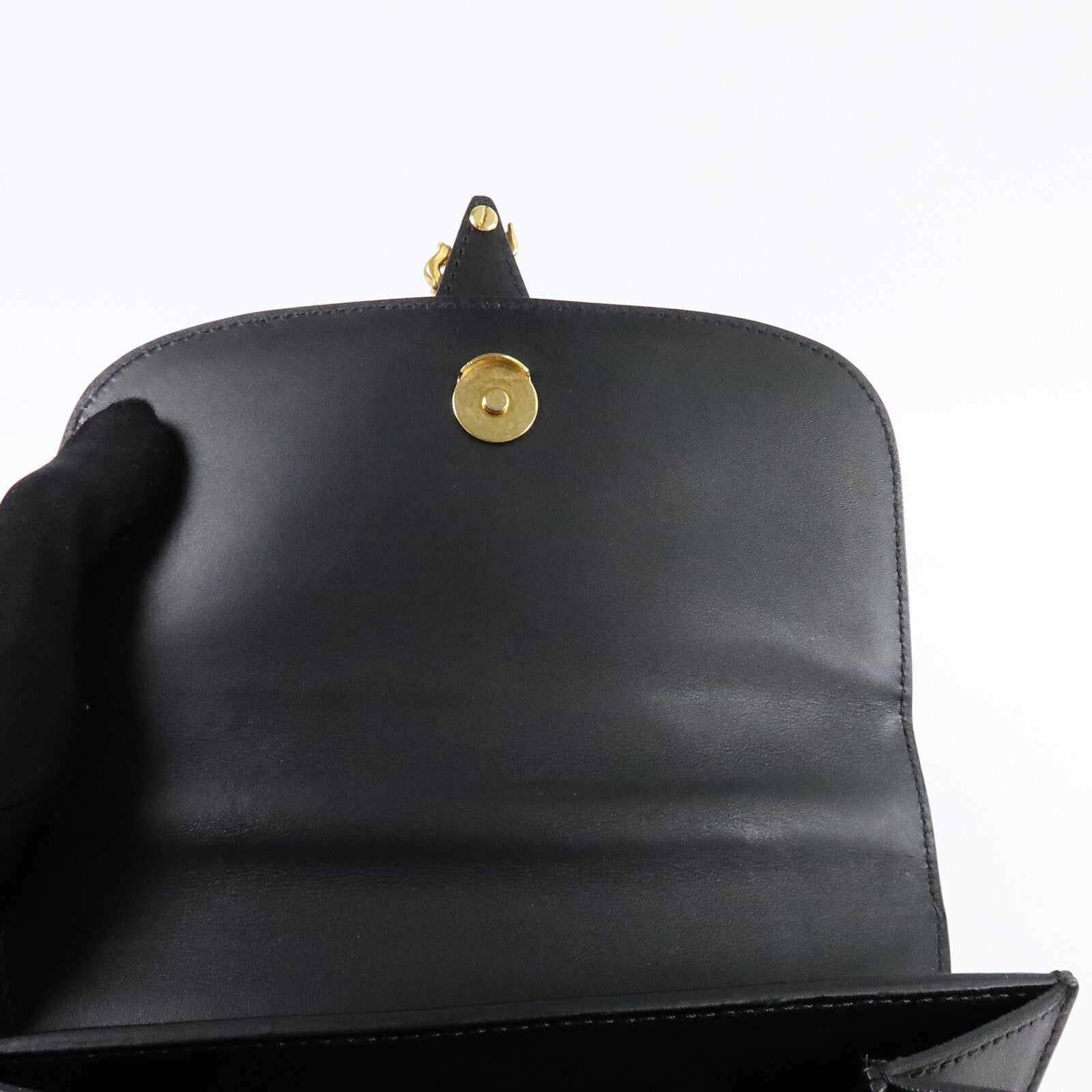 VERSACE 牛皮皮革Virtus手挽肩背兩用袋