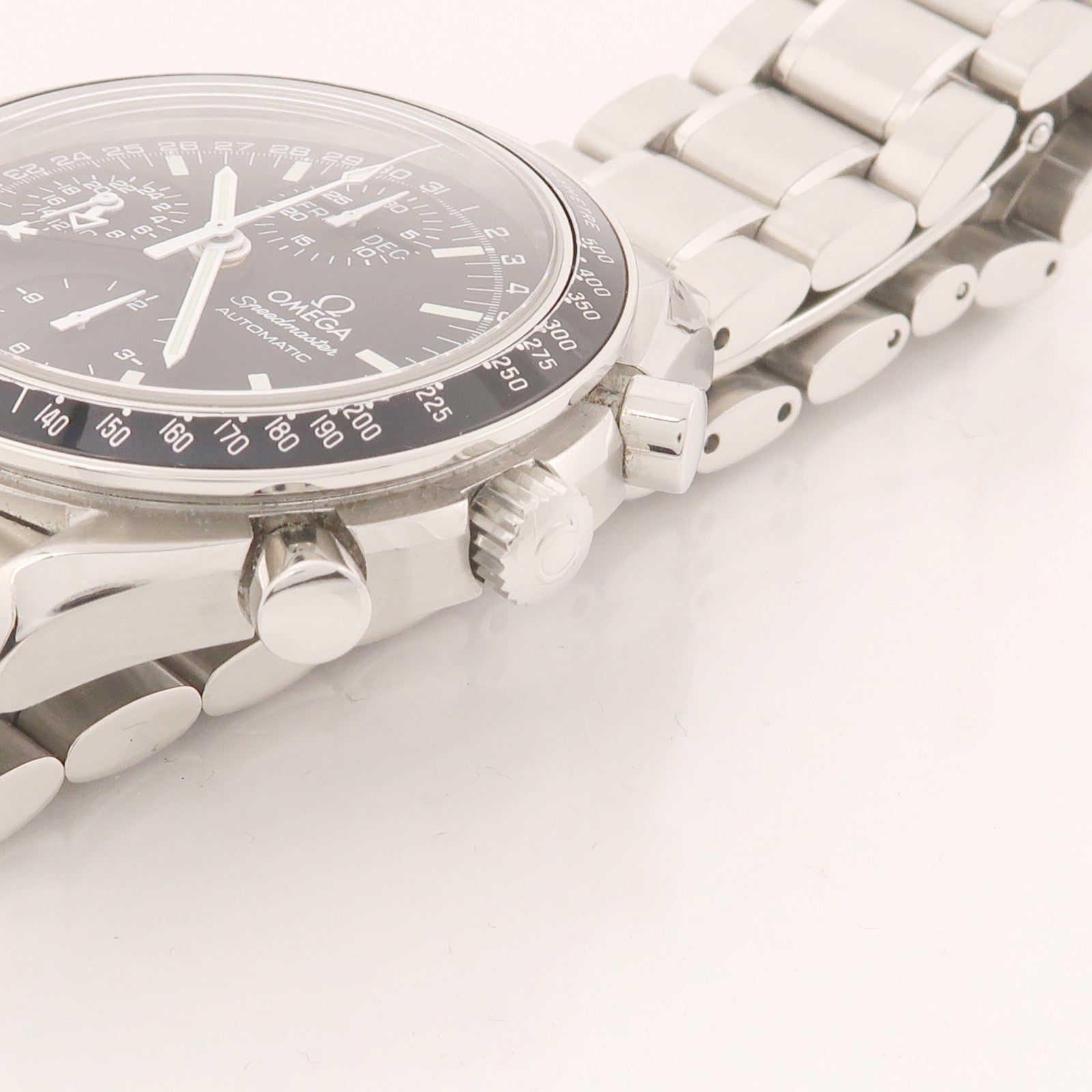 OMEGA Speedmaster Day Date不鏽鋼手錶自動機芯黑色