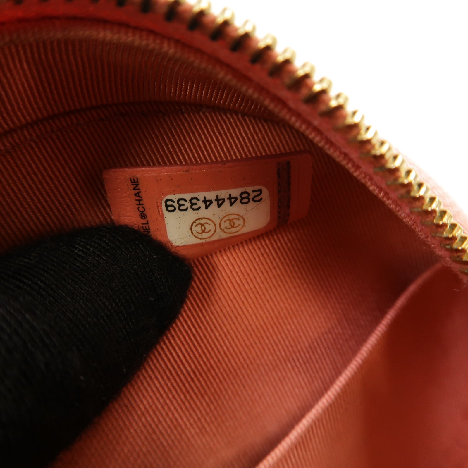 CHANEL 【激減優惠】菱格Caviar皮革Chain Shoulder Bag金扣鏈帶肩背袋粉紅色