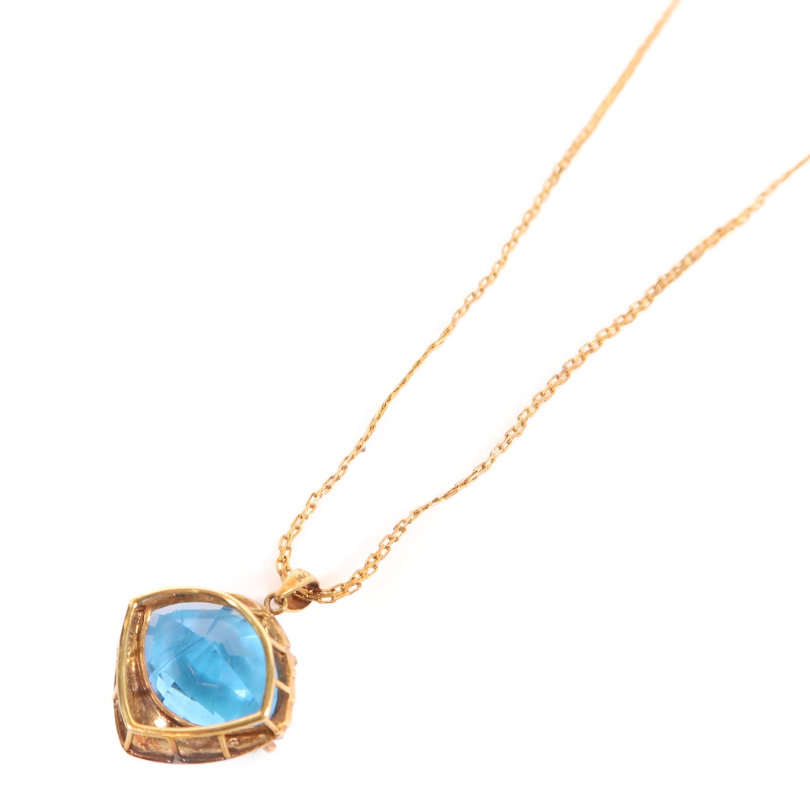 JEWELRY 【激減優惠】14K黃金/托帕石 Topaz Necklace項鍊